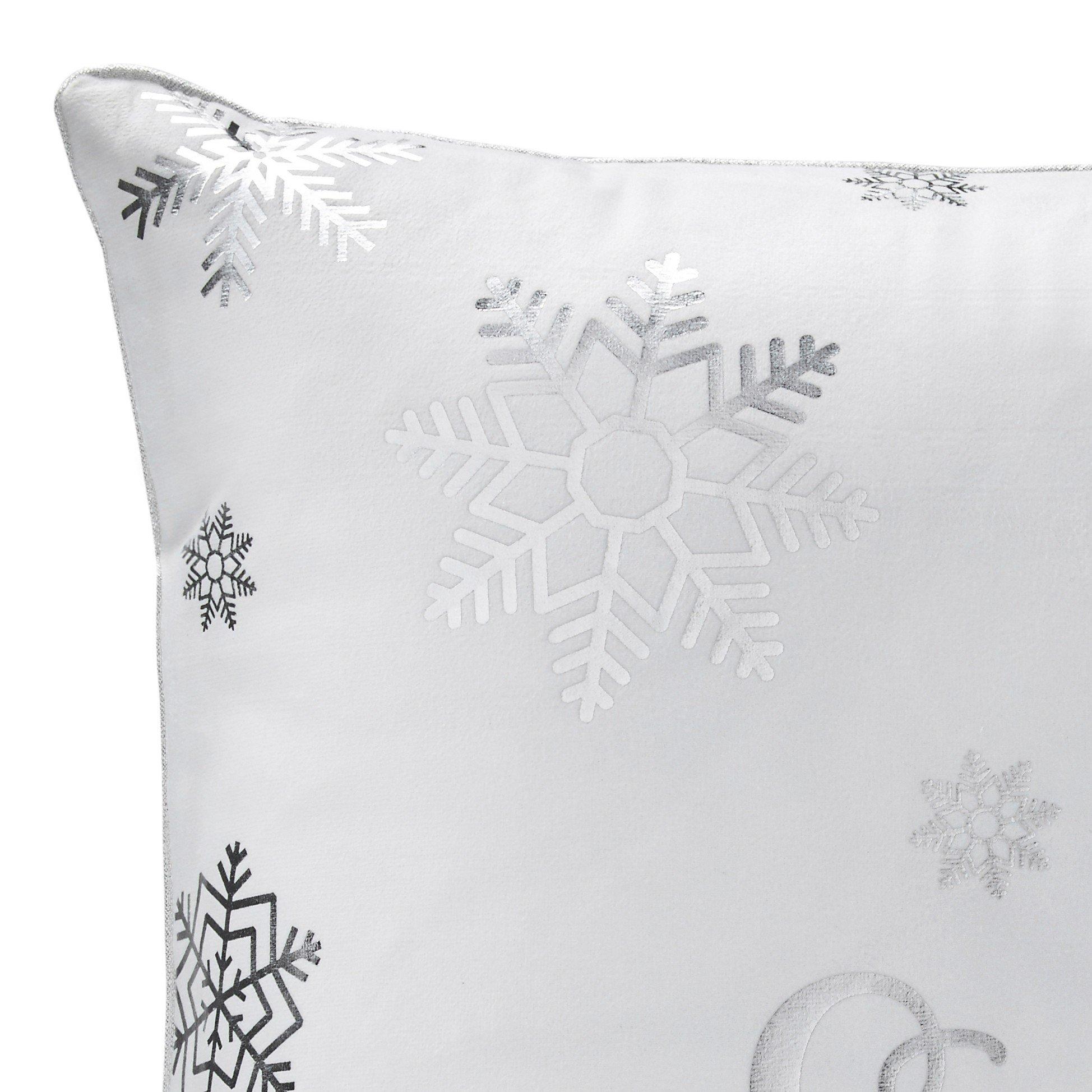 White - Alan Symonds - Let It Snow Christmas Cushion - 2