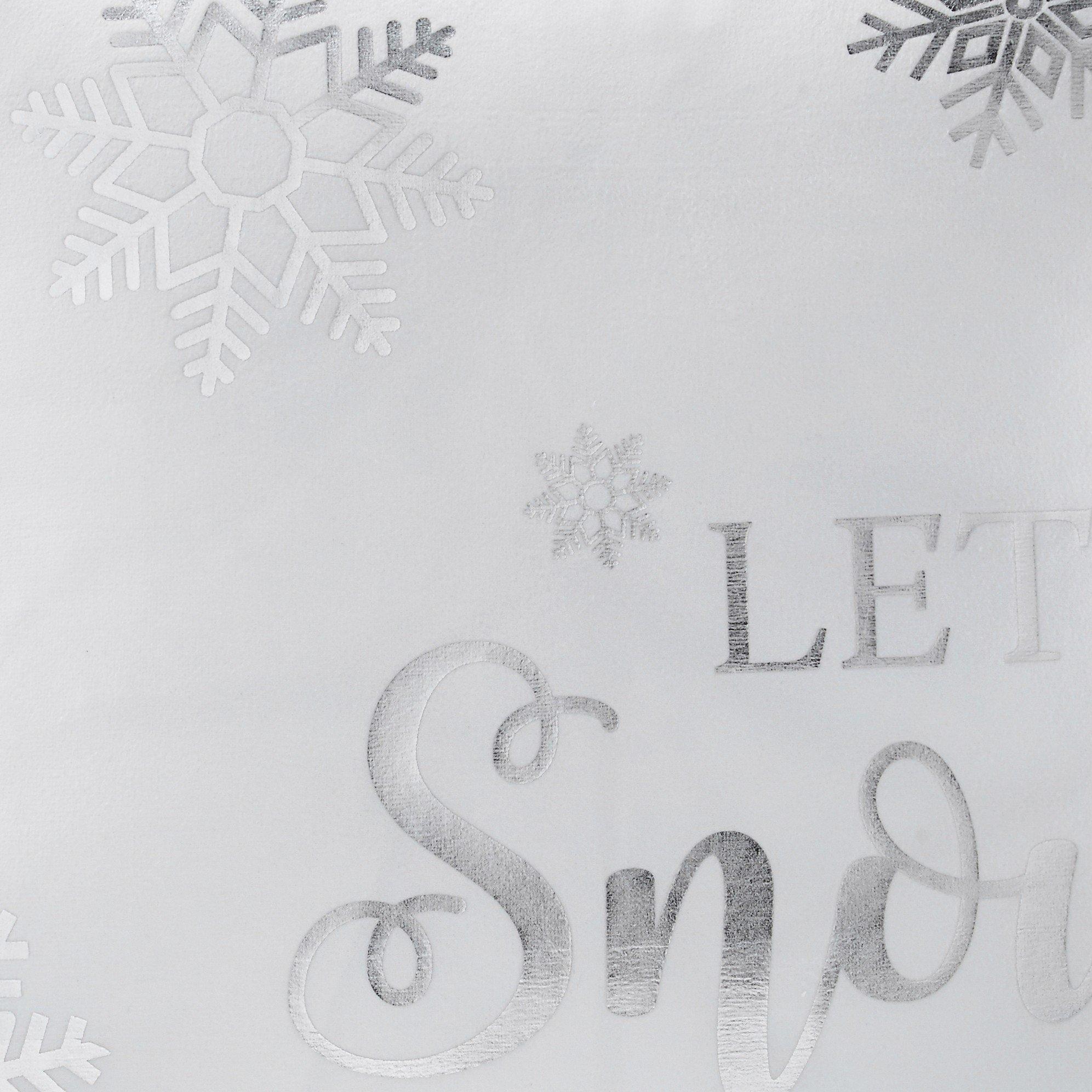 White - Alan Symonds - Let It Snow Christmas Cushion - 3