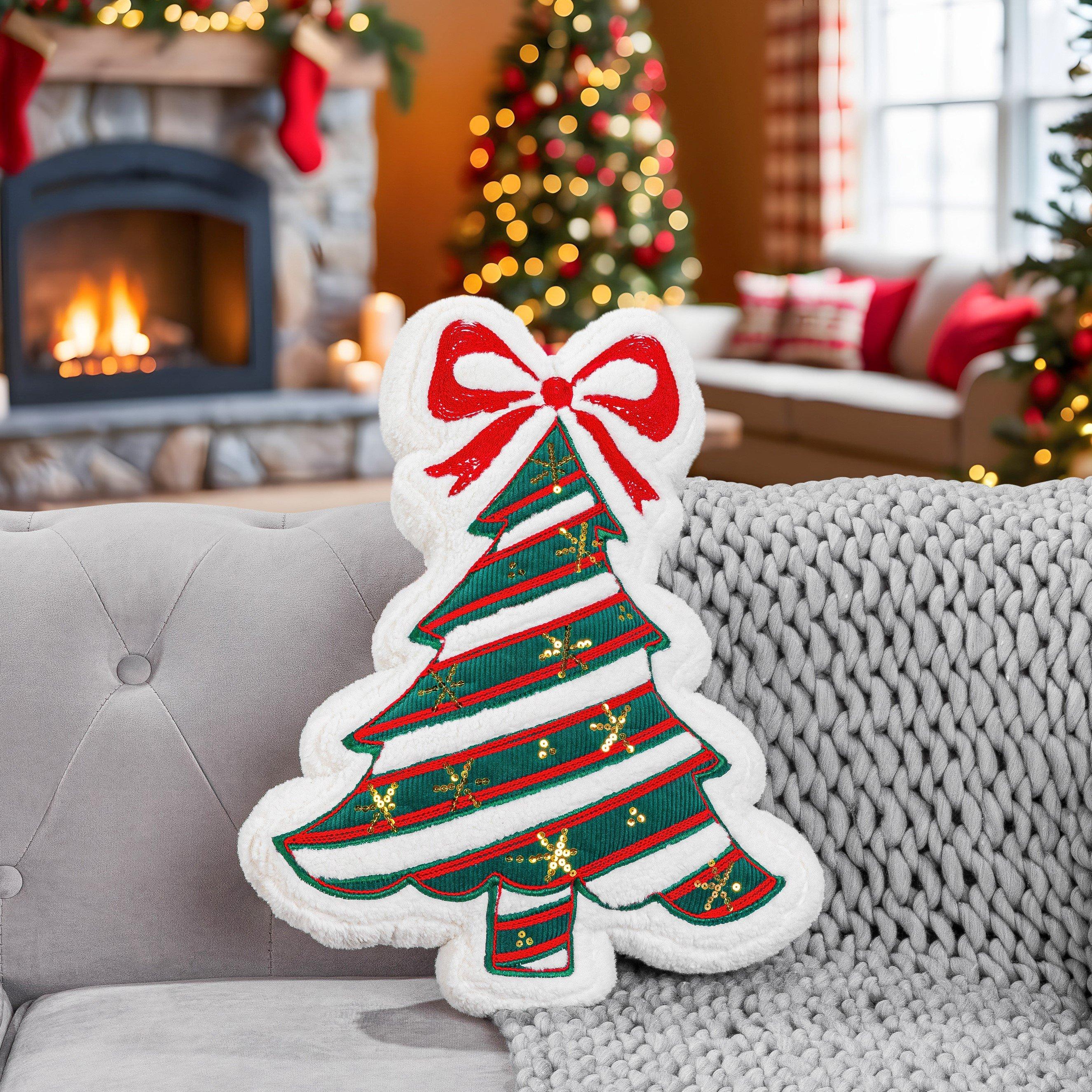 Multicolour - Alan Symonds - Novelty Christmas Tree Cushion - 3