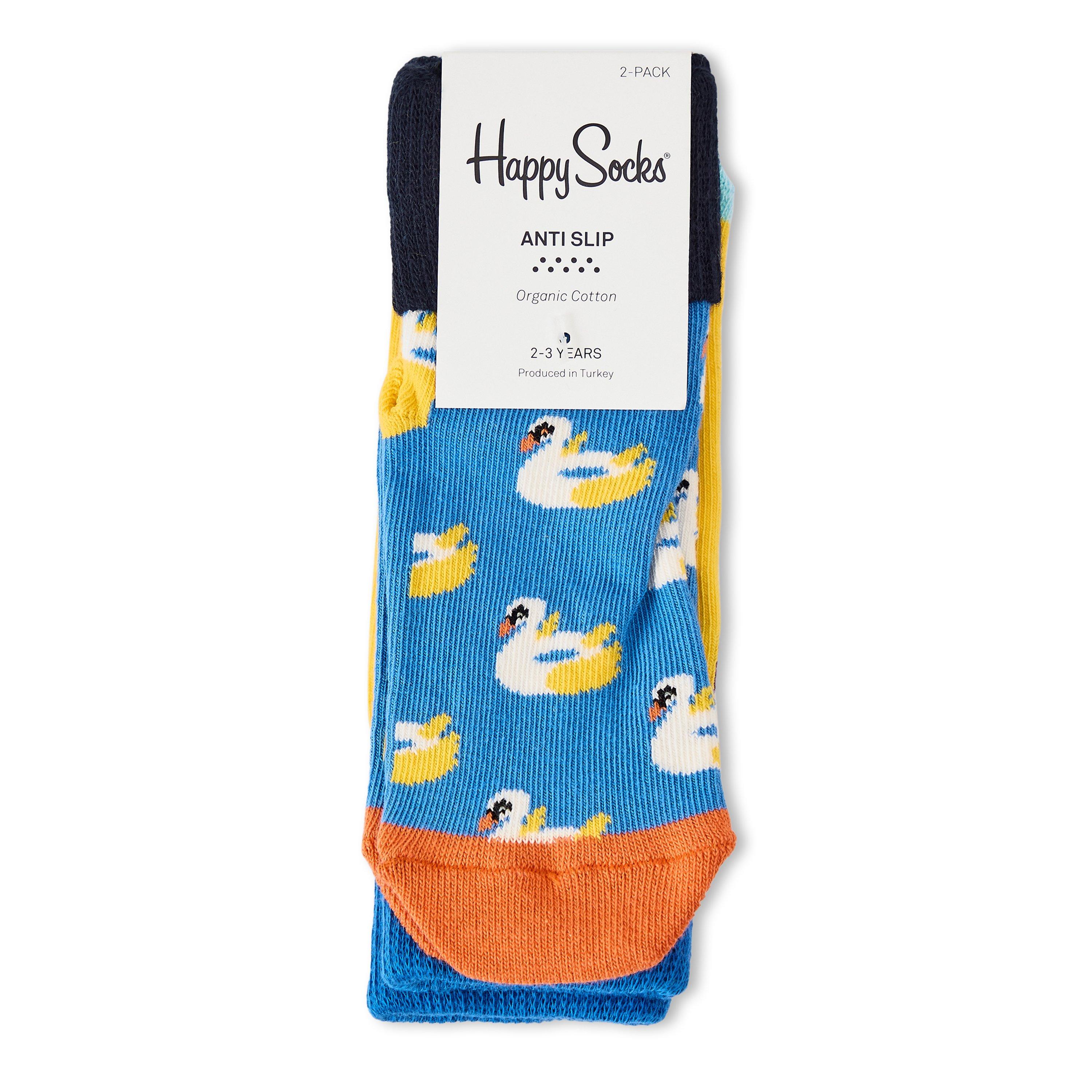 Lichtblauw - Happy Socks - 2Pk Swn Grp Sk Bb99 - 2