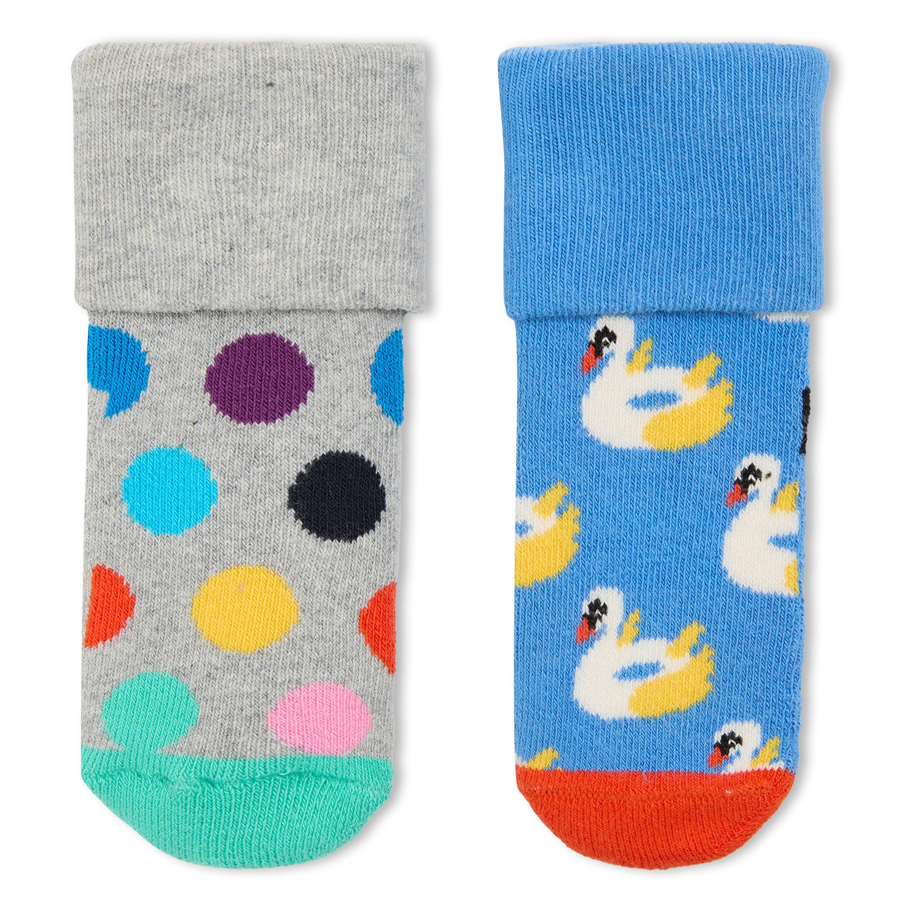 Lichtblauw - Happy Socks - 2P Swn Tery Sk Bb99 - 2