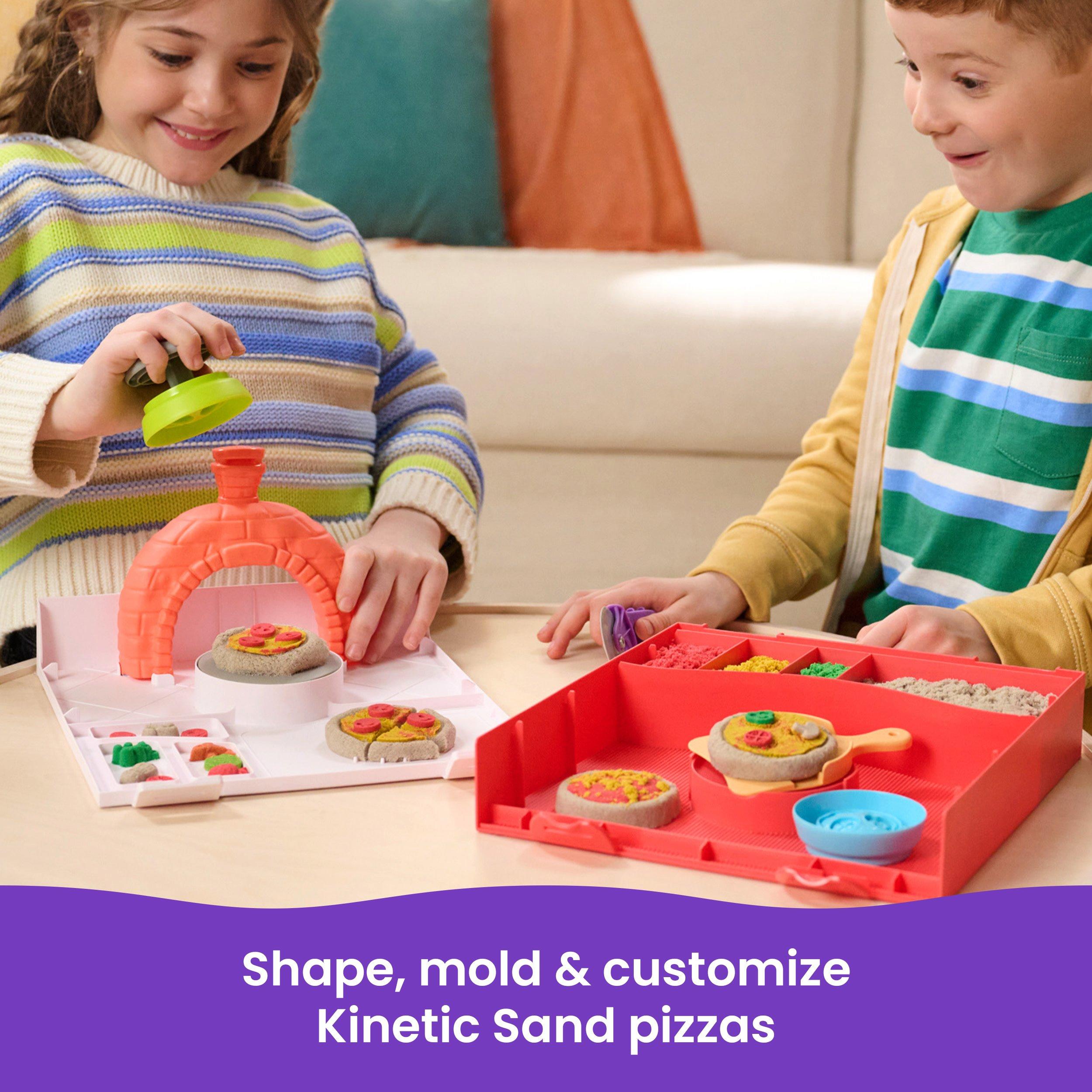 Multi - Kinetic - Sand SquishPizza Rising Pizza Playset - 2