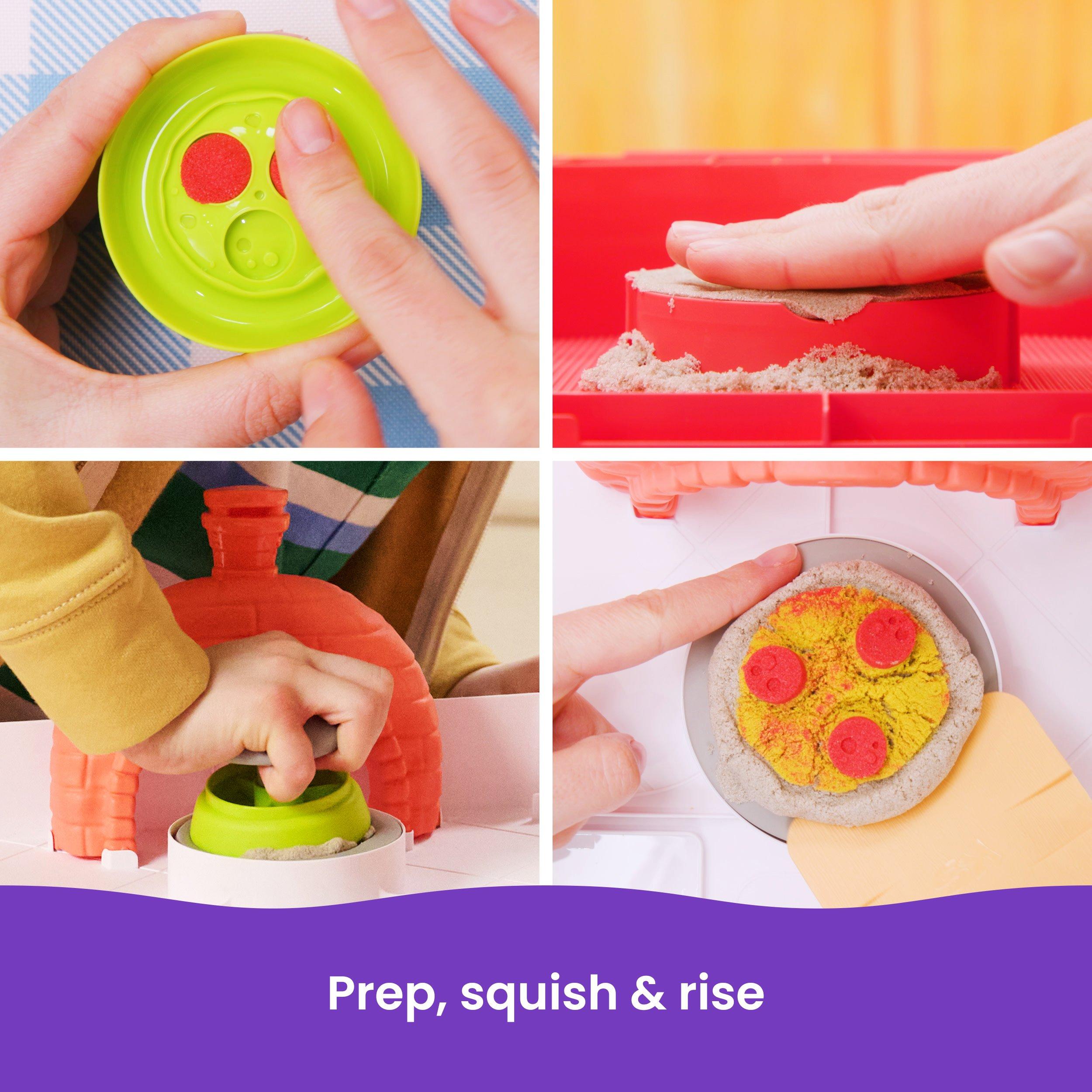 Multi - Kinetic - Sand SquishPizza Rising Pizza Playset - 4