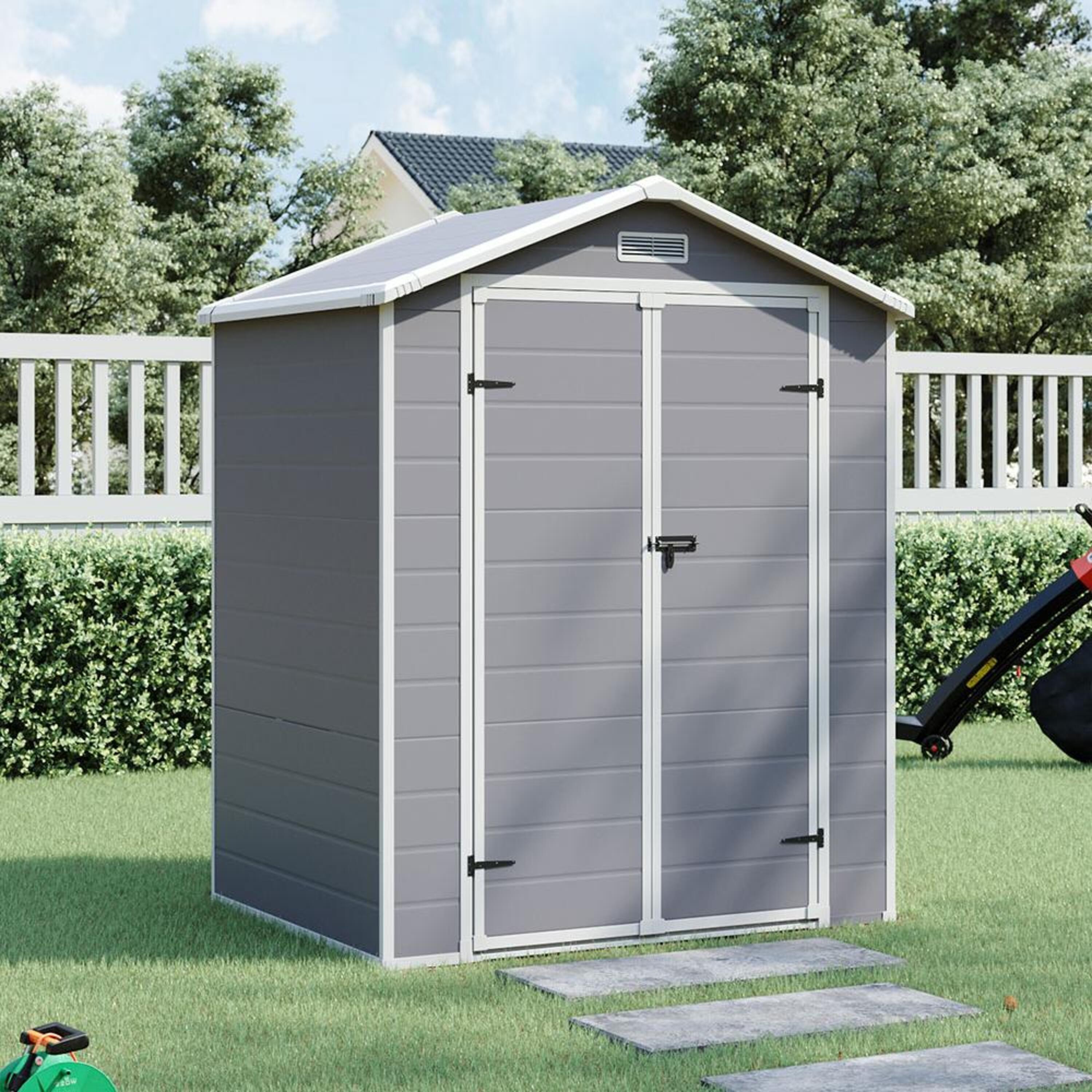 Grey - Breeins - Breeins 4x6 Shed MP 64 - 1