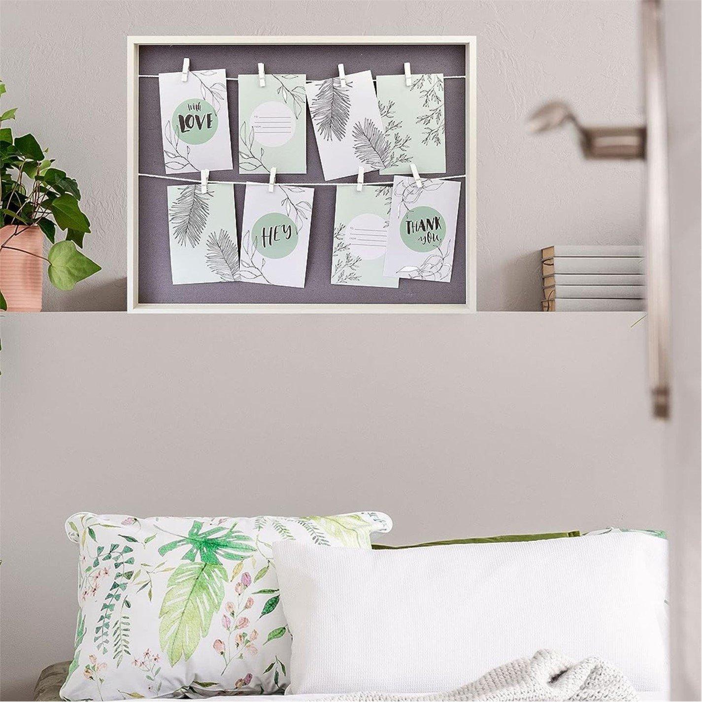 White - nielsen - Collage Frame with Clothesline and 8 Clips - 4