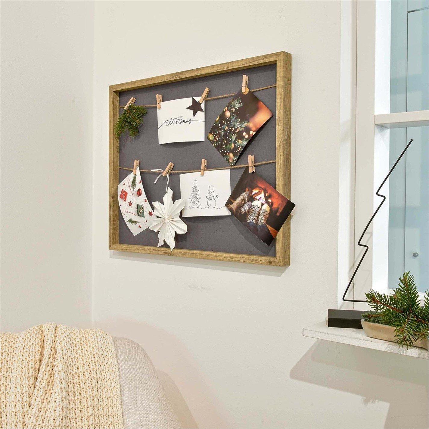 Natural - nielsen - Collage Frame with Clothesline and 8 Clips - 4