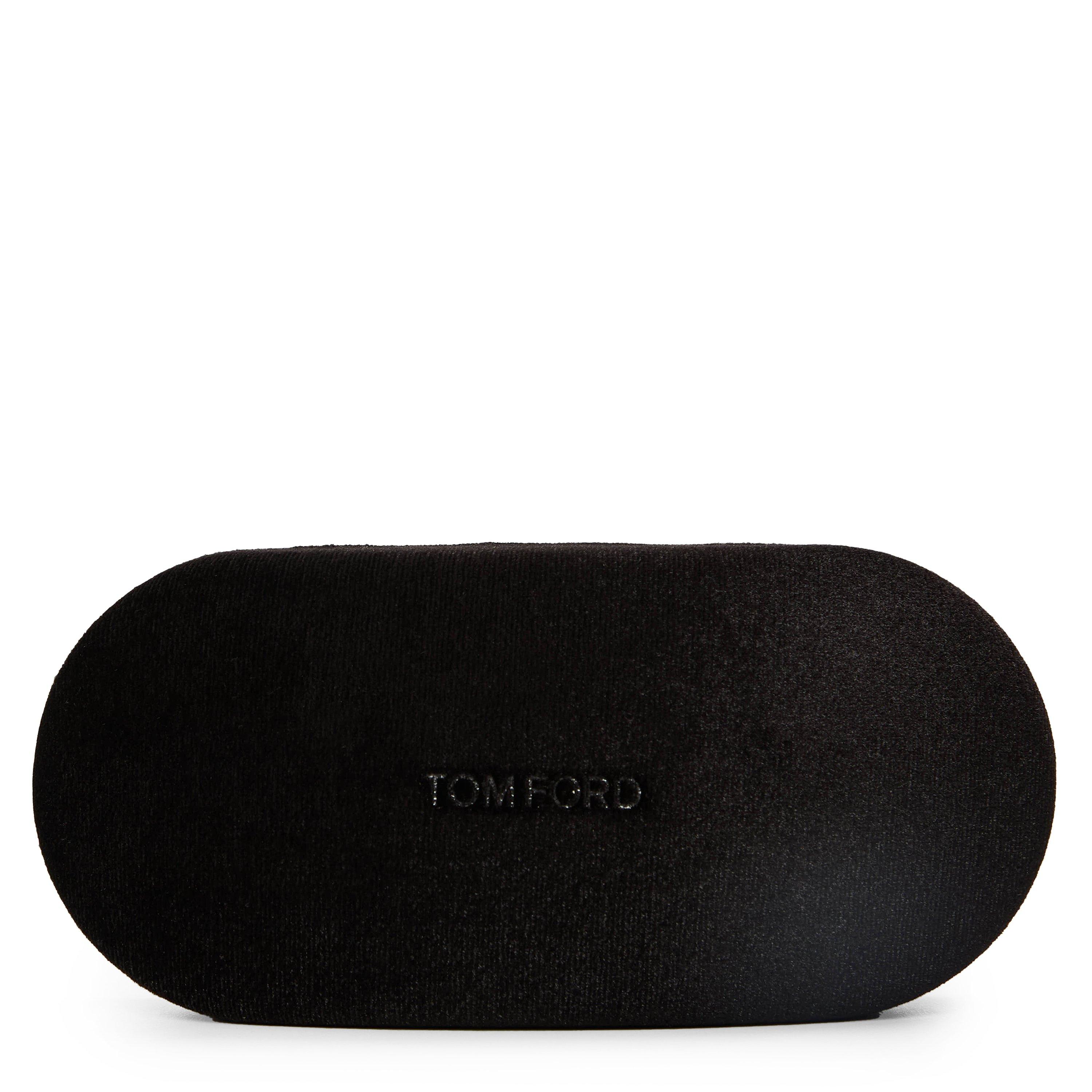 Shiny Black - Tom Ford - Women's Hexagon Sunglasses - 4