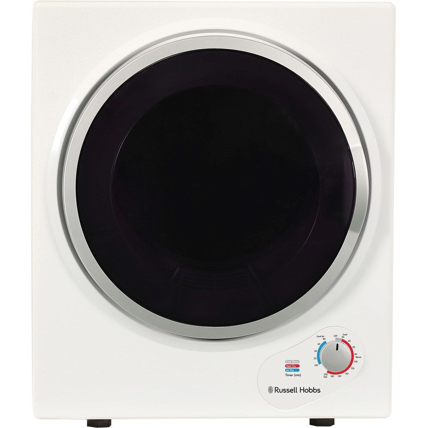 Russell Hobbs Men's White Rh3vtd800 Tumble Dryer Small - Image 4