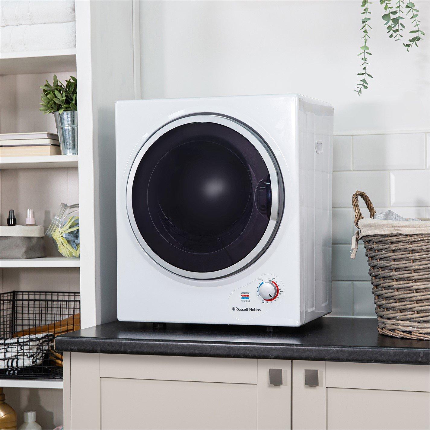 White - Russell Hobbs - Russell Hobbs RH3VTD800 2.5kg Tumble Dryer - 11