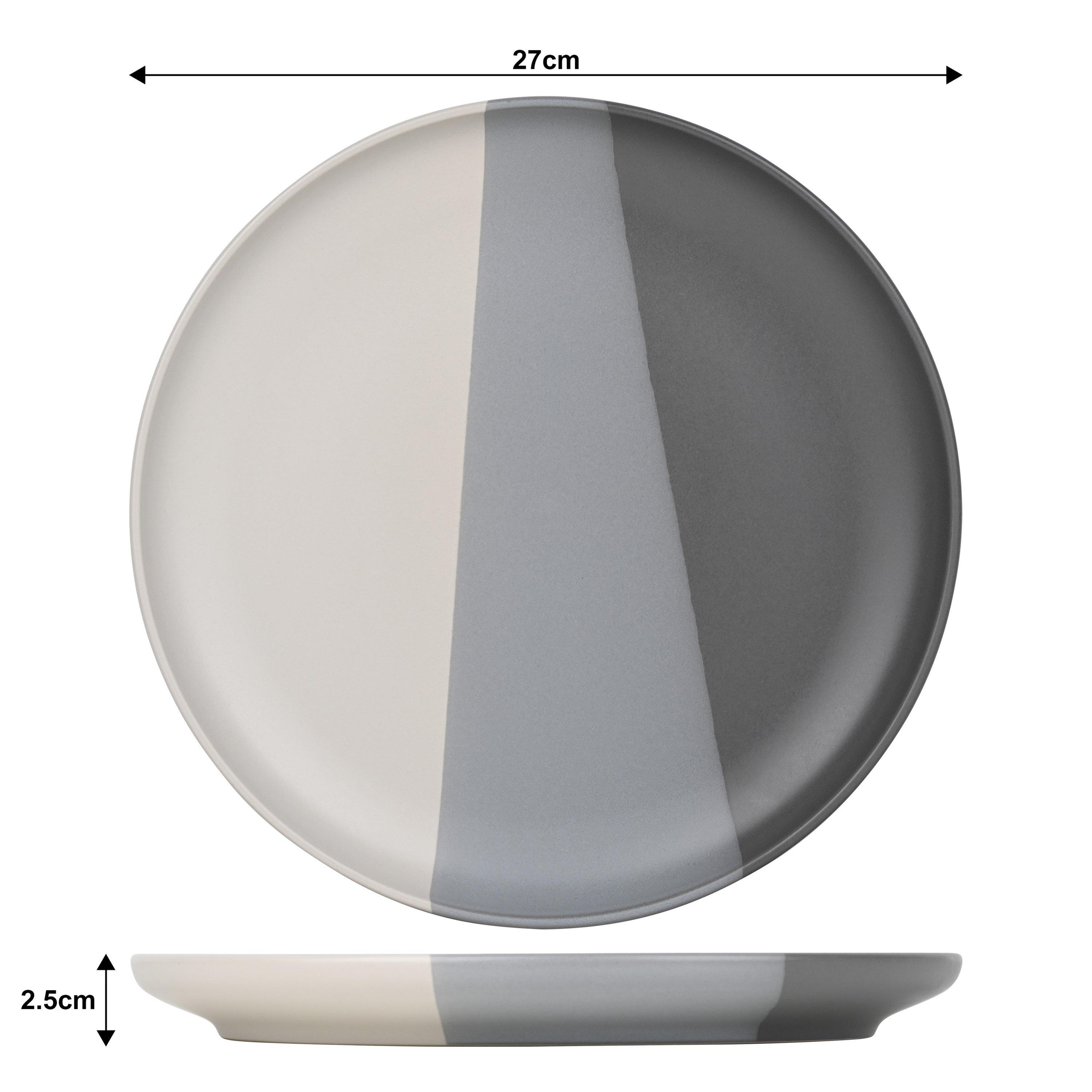 Multi - Waterside - 16pc 3tone Dipped Dinner Set - 3