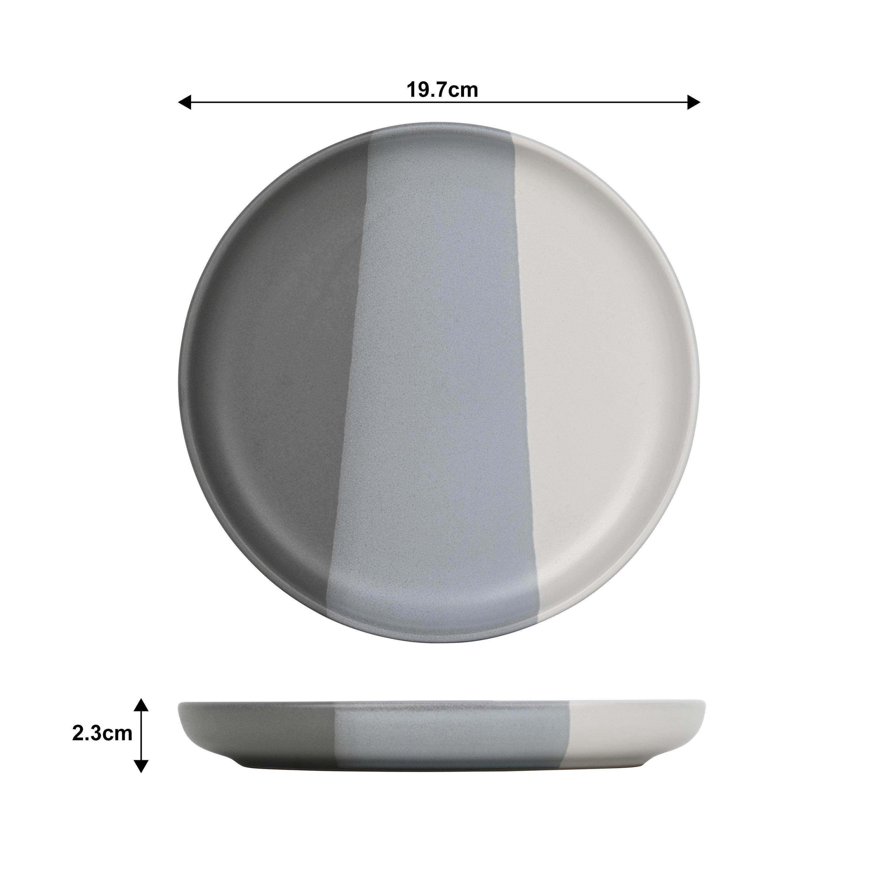 Multi - Waterside - 16pc 3tone Dipped Dinner Set - 4