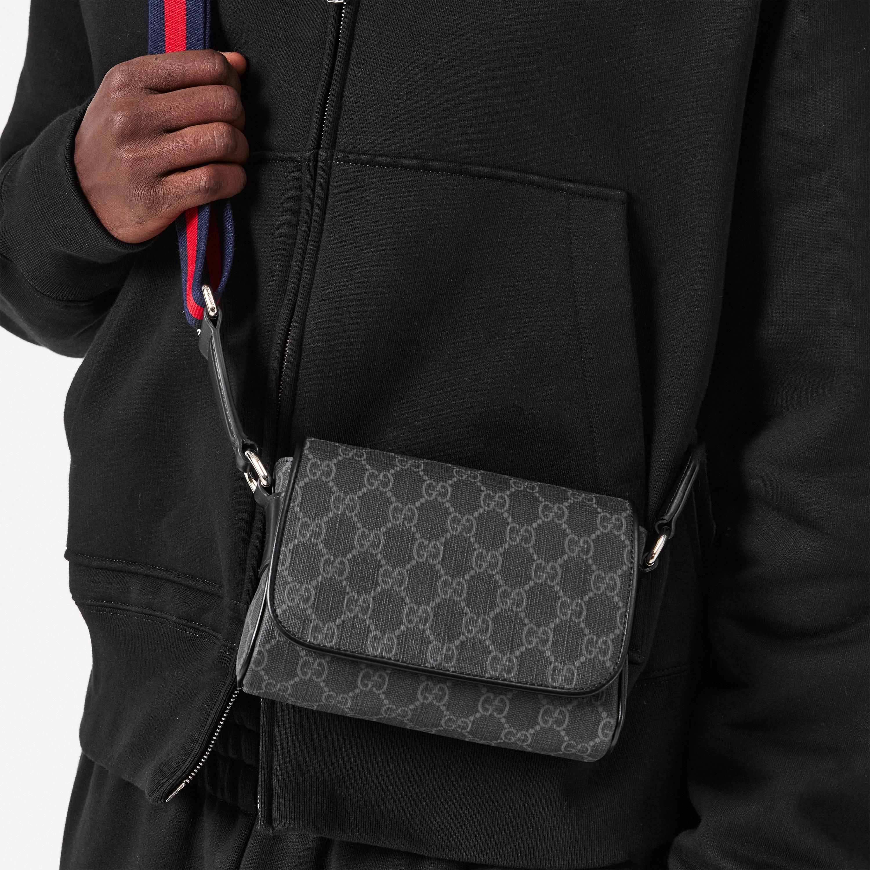 GG Black - Gucci - Men's Cross Body Bag - 3