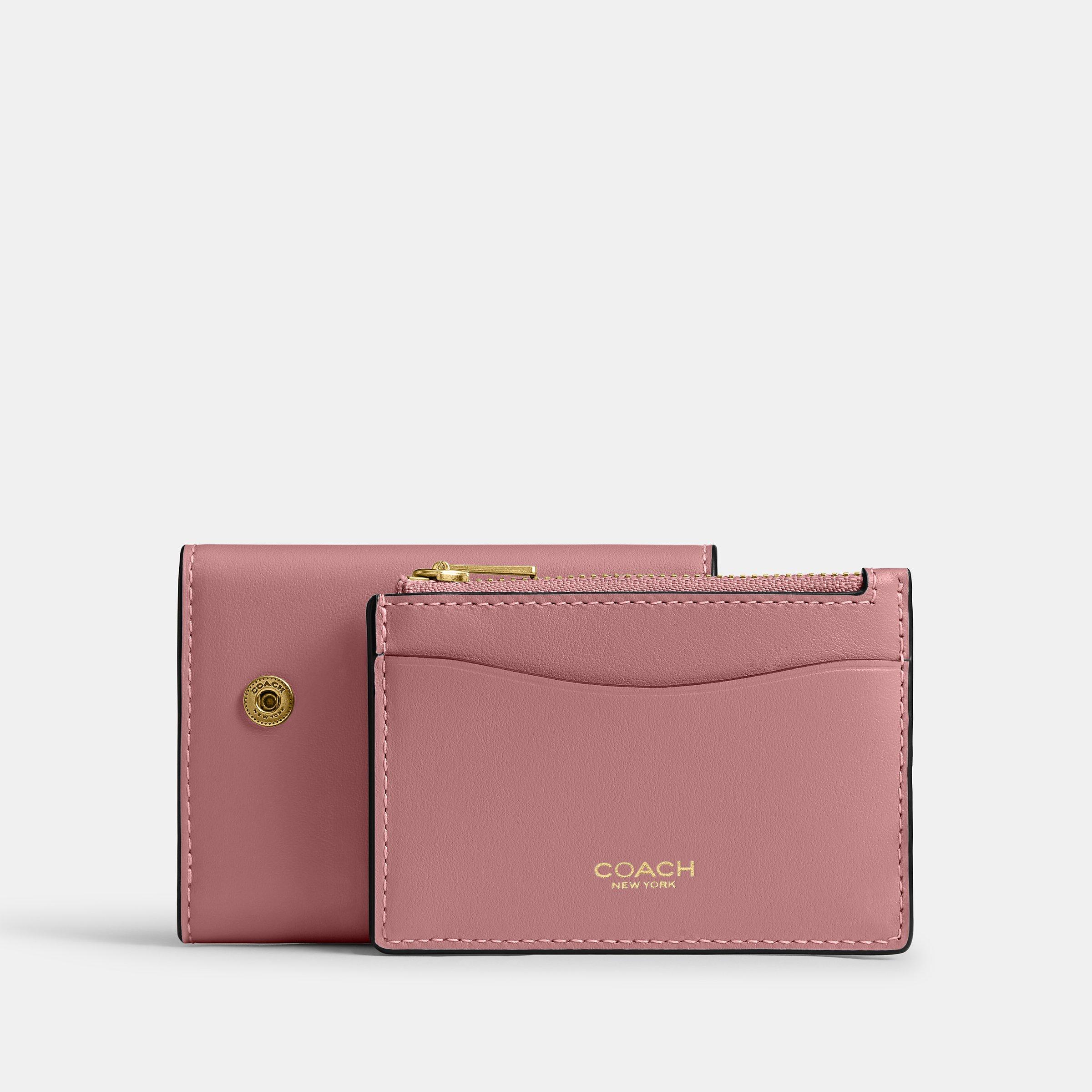B4/PEONY - Coach - Women's Frosted Pine Billfold Wallet - 2