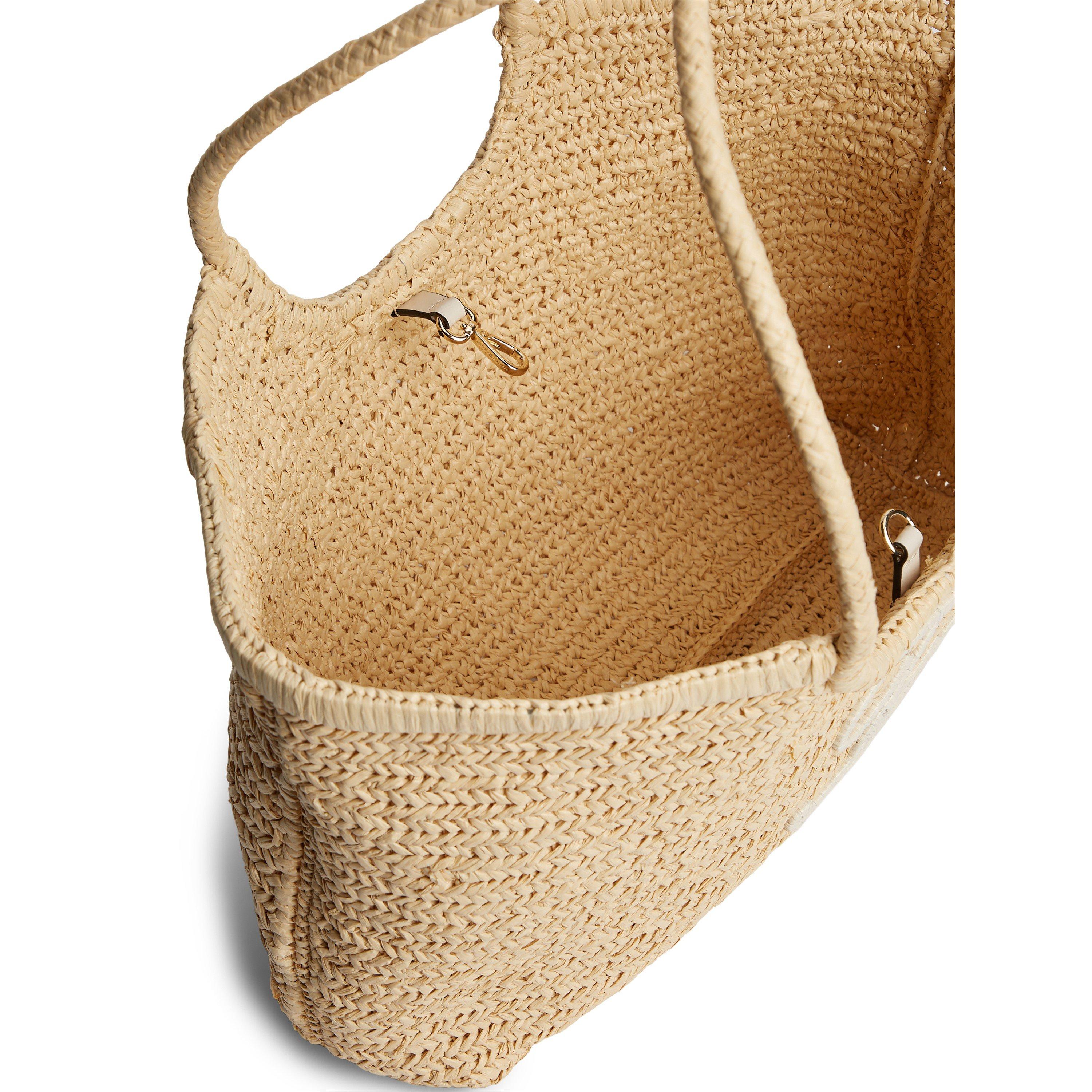 Natural Raffia - Tommy Hilfiger - Tommy Raffia M Tote Ld63 - 3