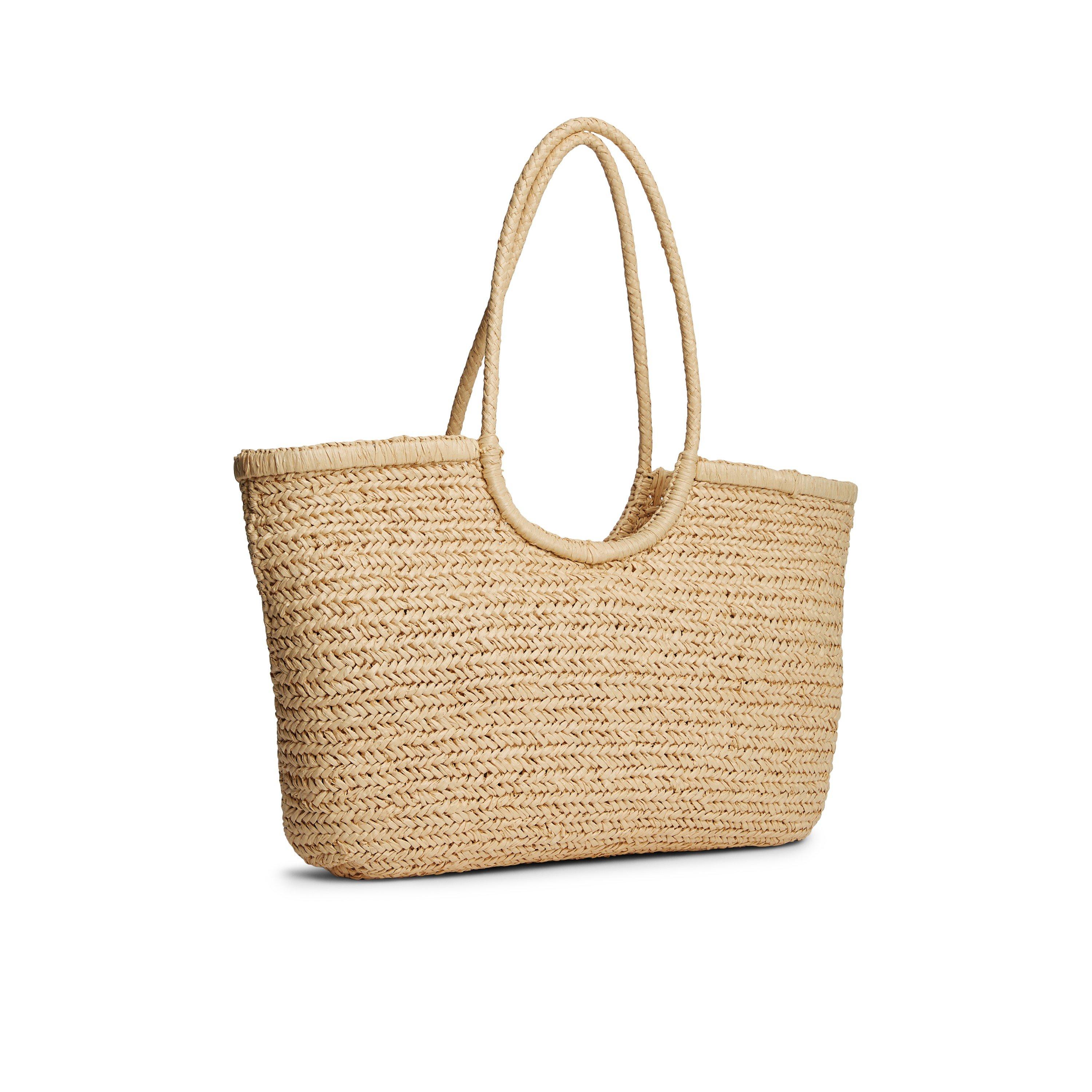 Natural Raffia - Tommy Hilfiger - Tommy Raffia M Tote Ld63 - 5
