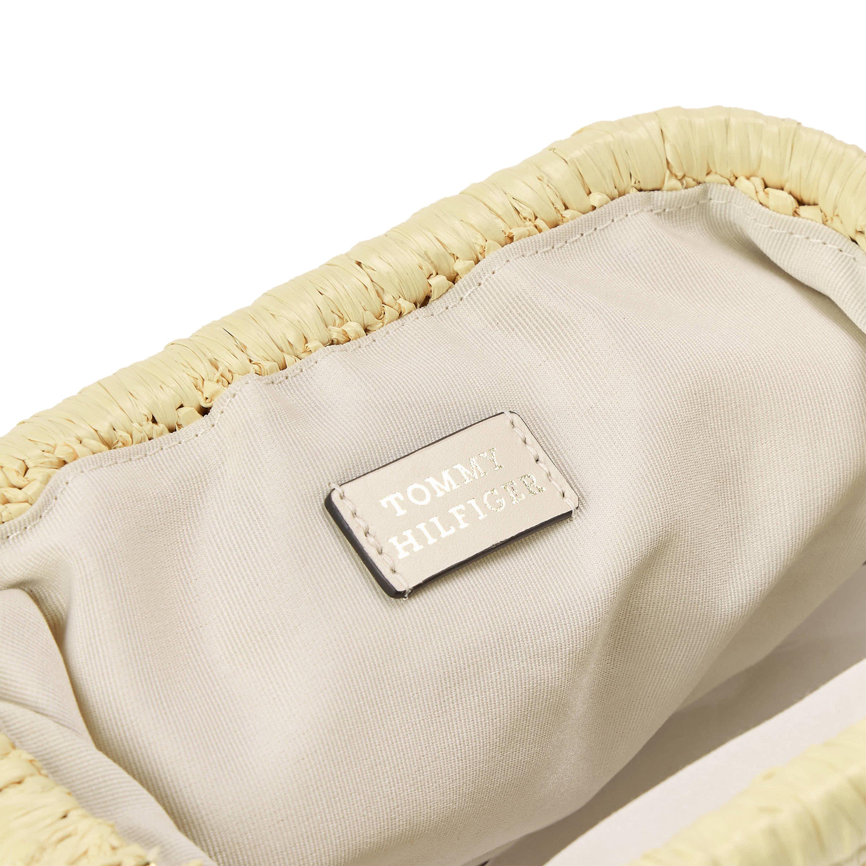 Natural Raffia - Tommy Hilfiger - Women's Straw Bag - 4