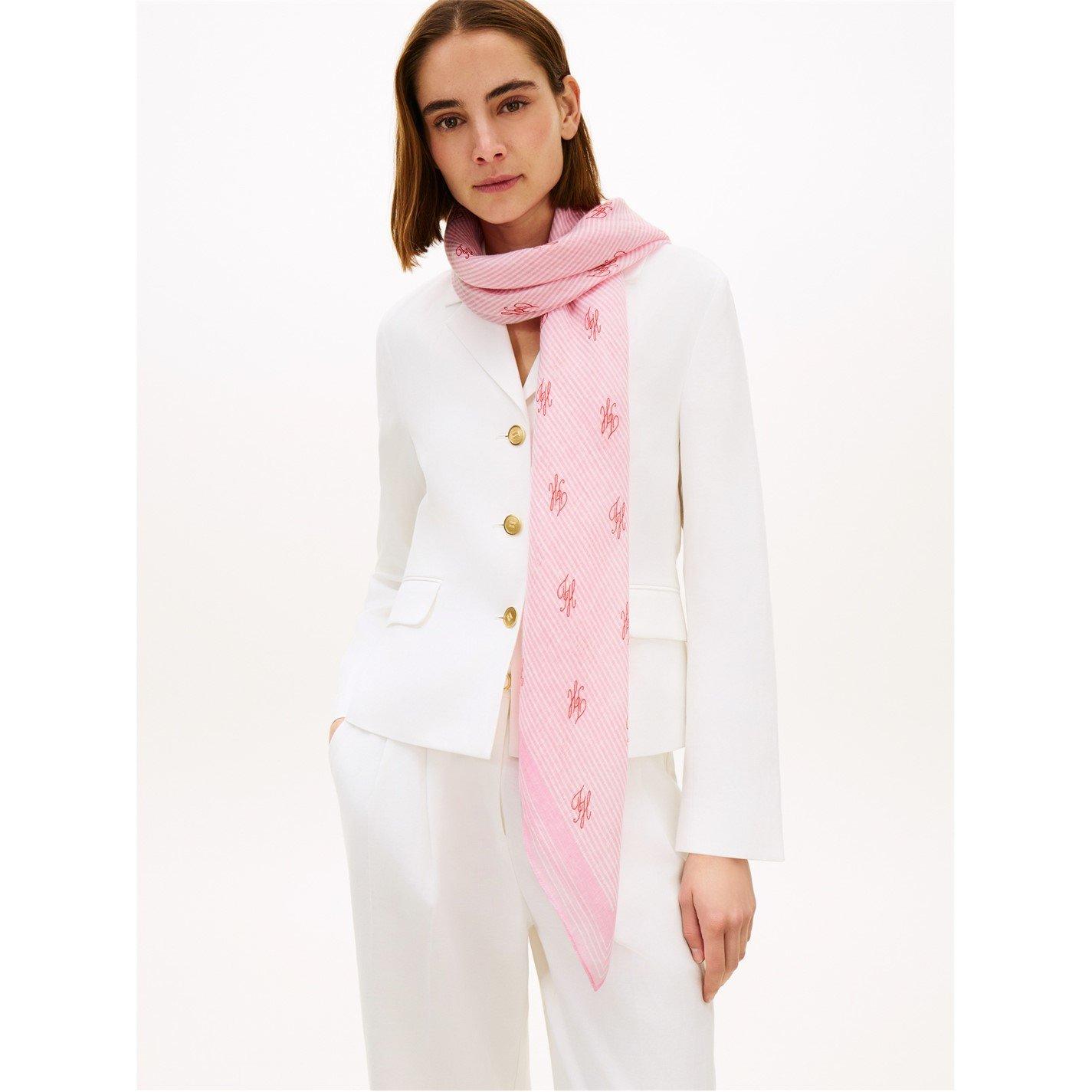 Rose Petal - Tommy Hilfiger - Women's Lightweight Scarf - 1