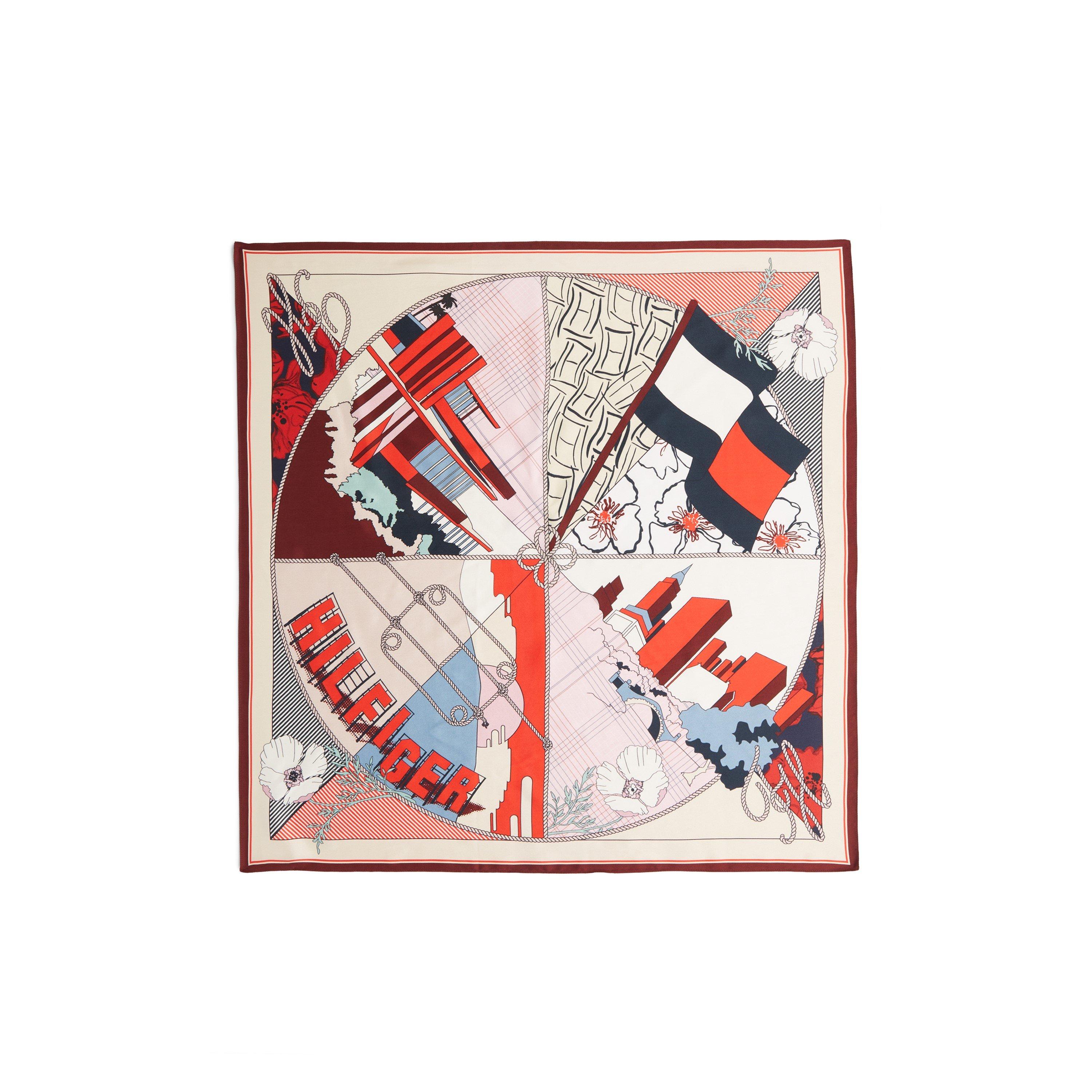 Tommy Hilfiger Women's Silk Scarf - Printed