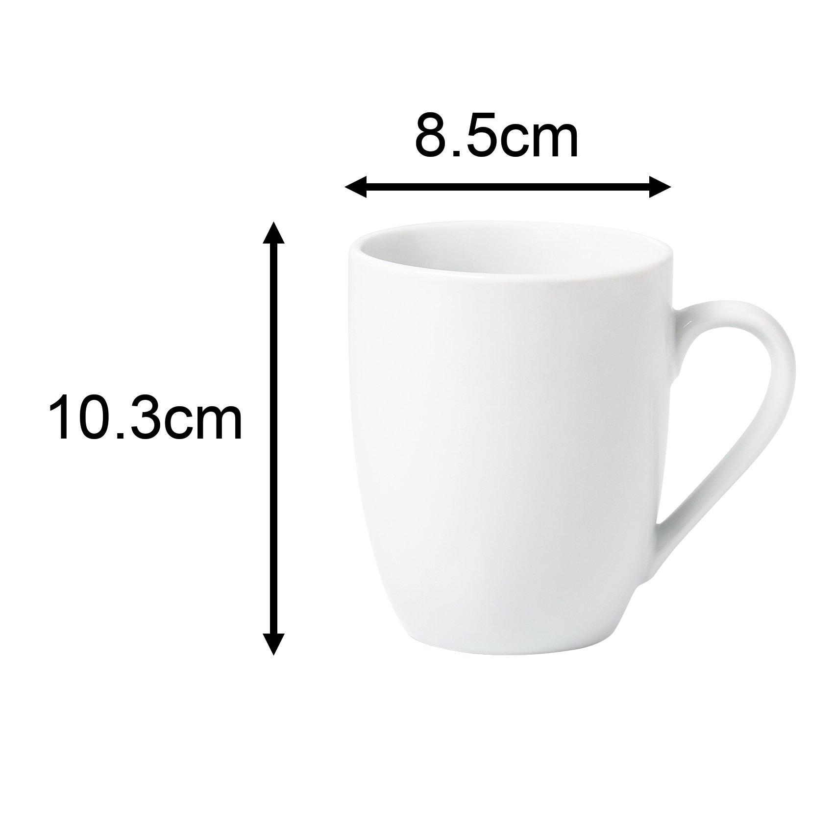 White - Waterside - 42 Piece Simply White Coupe Dinner Set - 7