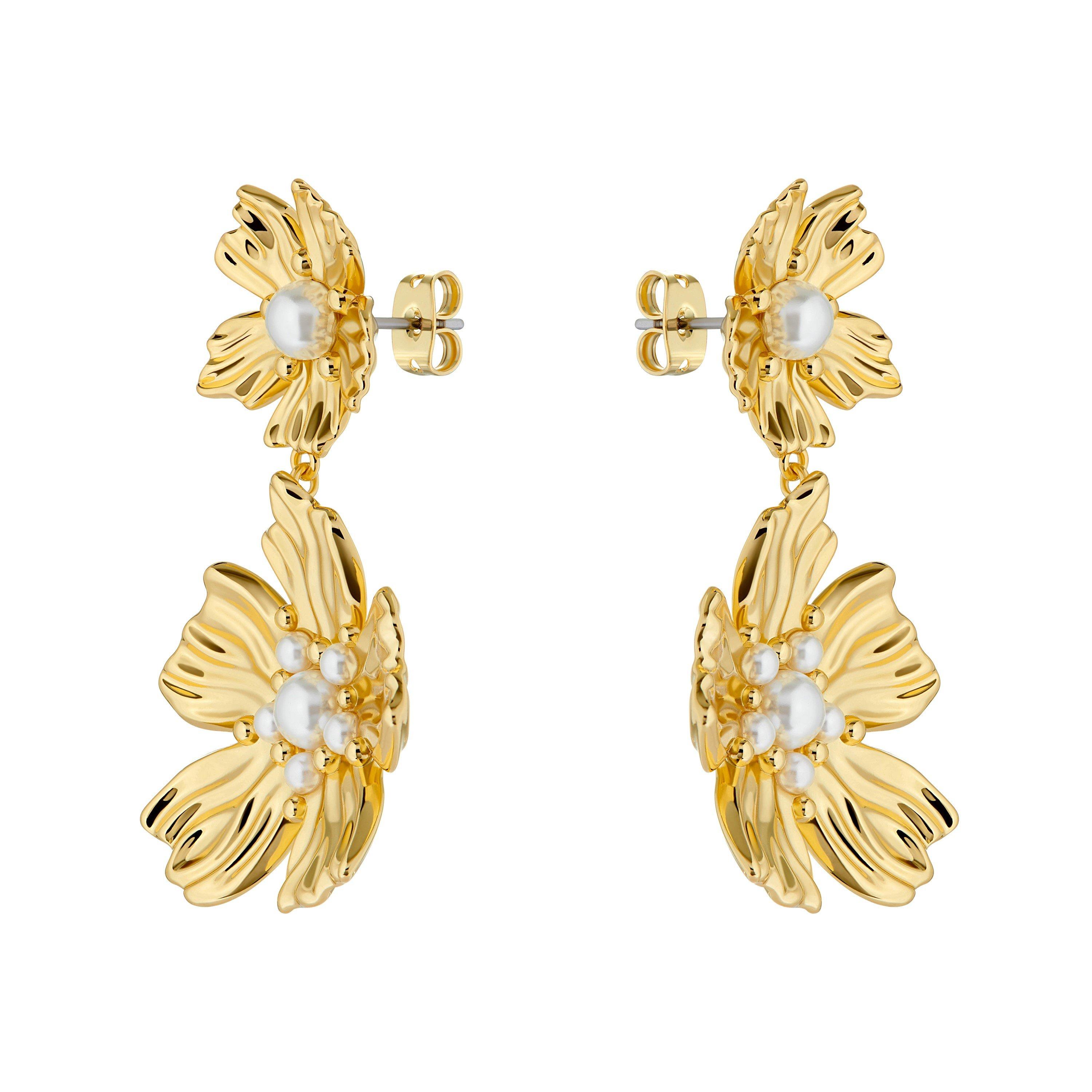 Gold/Pearl - Ted Baker - Women's Petar Drop Earrings - 3
