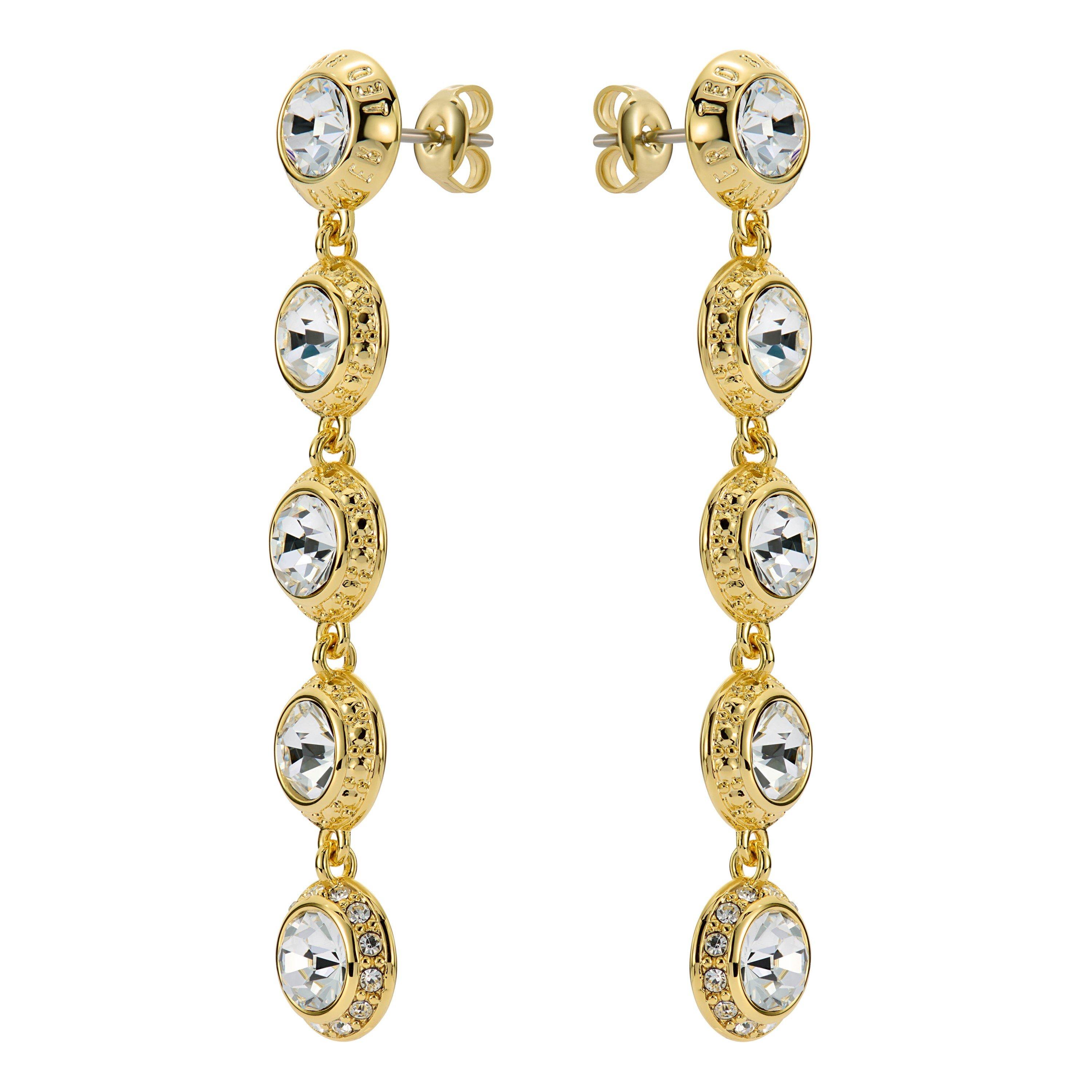 Gold/Crystal - Ted Baker - Women's Sorella Drop Earrings - 2