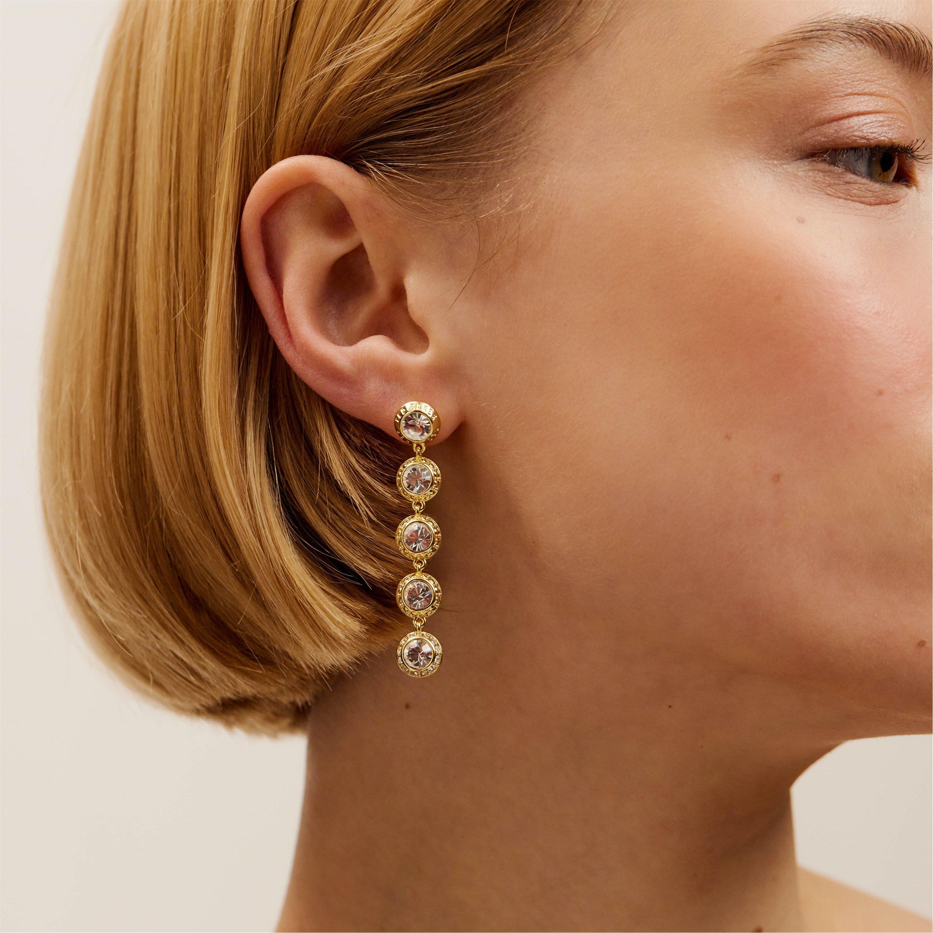 Gold/Crystal - Ted Baker - Women's Sorella Drop Earrings - 4