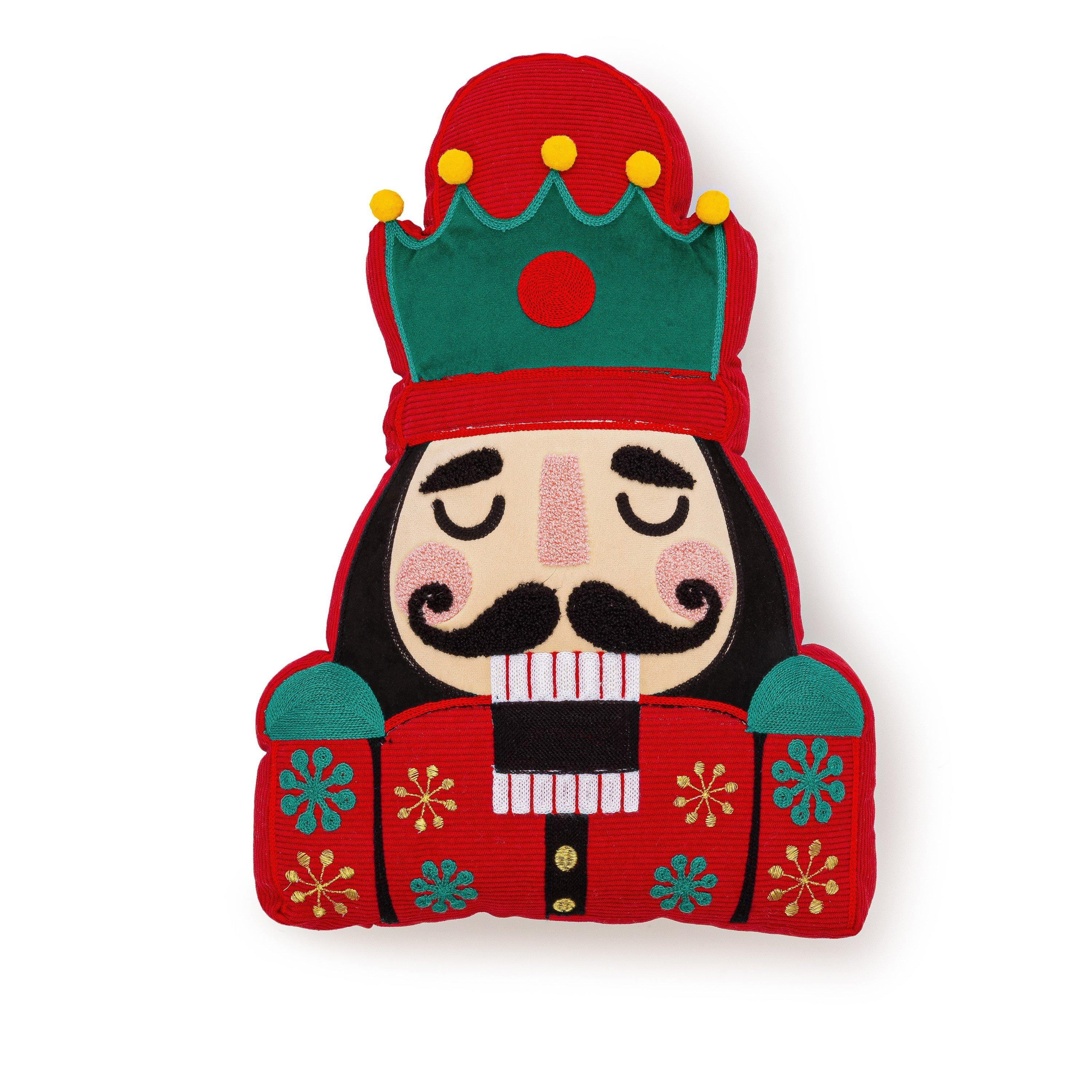 Multicolour - Alan Symonds - Novelty Nutcracker Christmas Cushion Cushion - 1