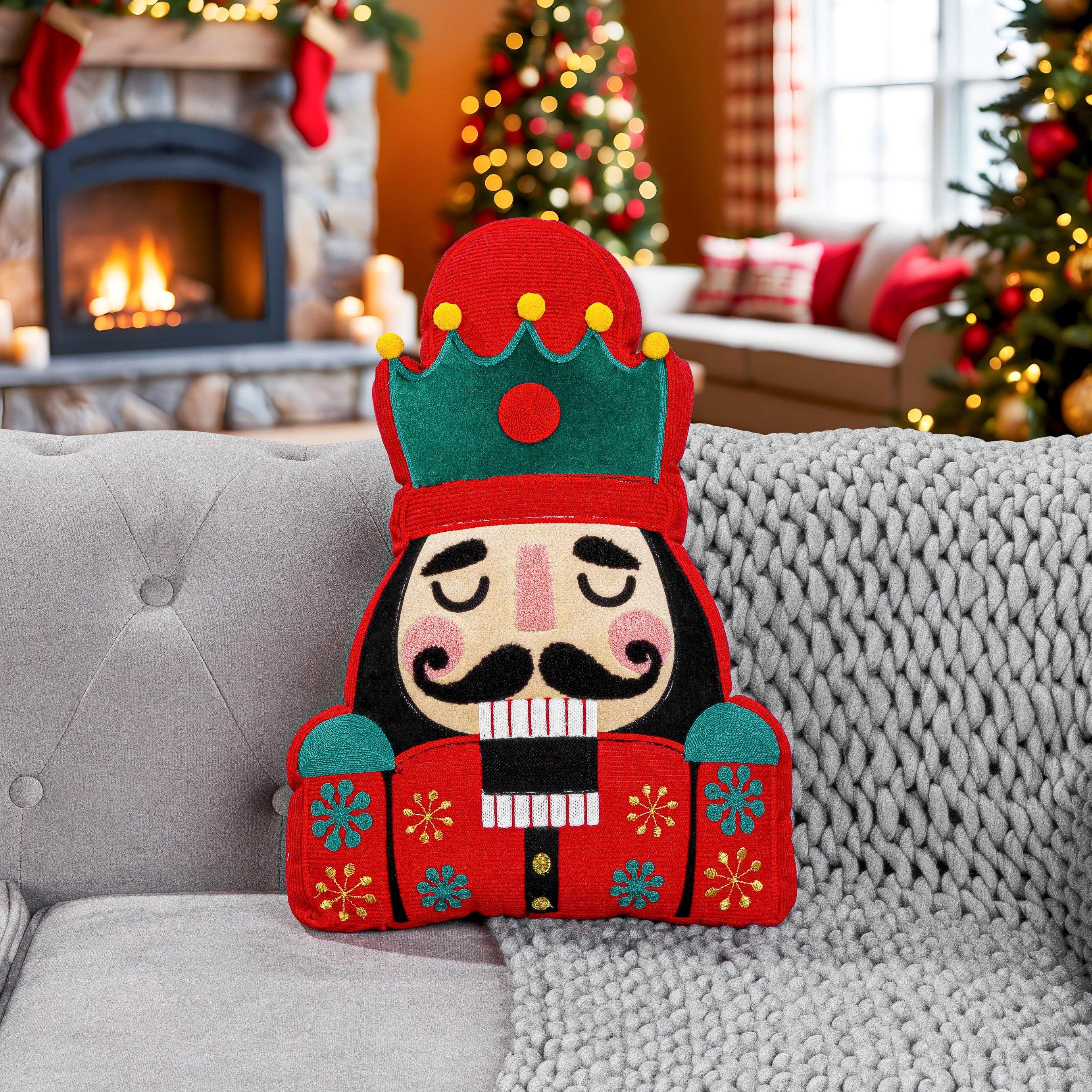 Multicolour - Alan Symonds - Novelty Nutcracker Christmas Cushion Cushion - 3