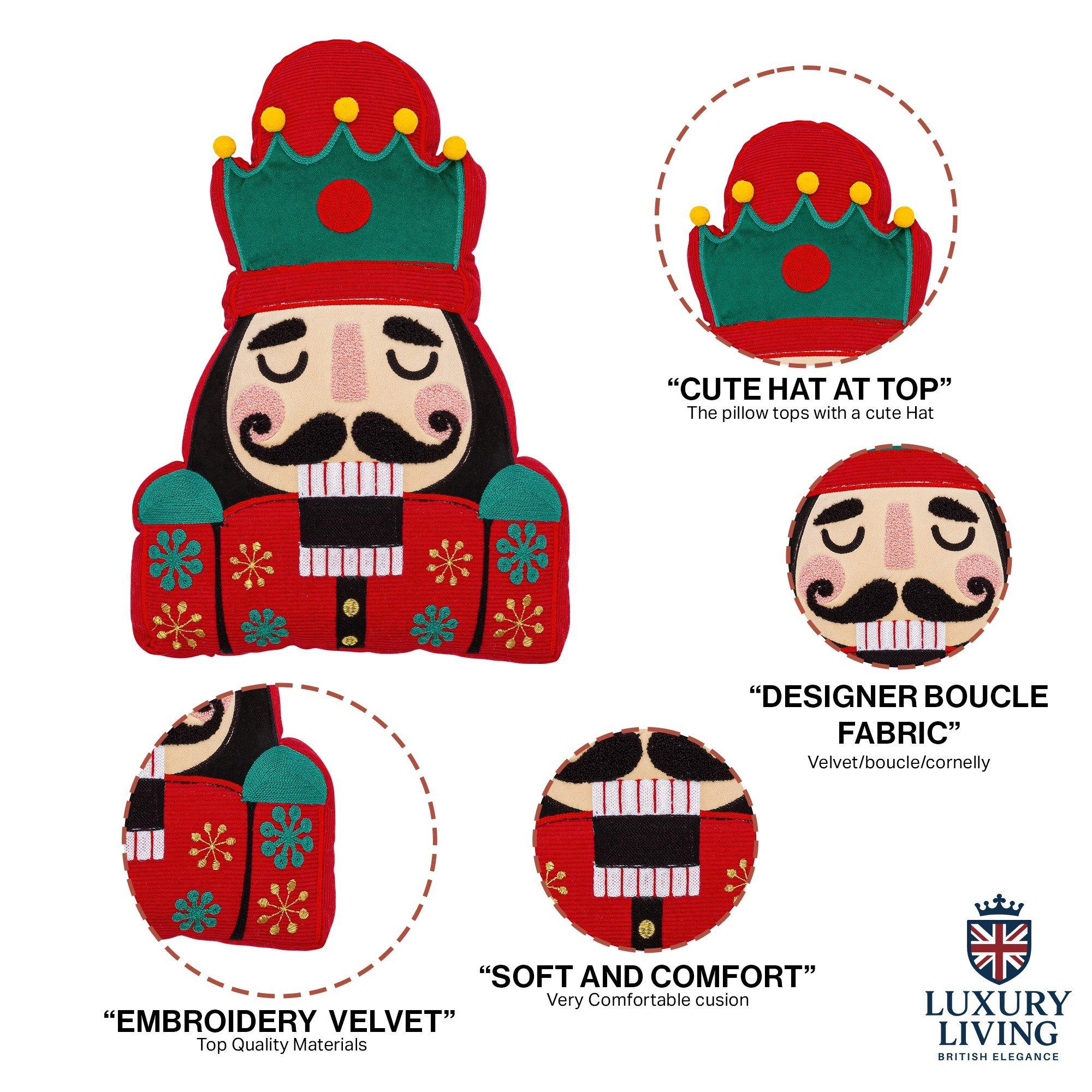 Multicolour - Alan Symonds - Novelty Nutcracker Christmas Cushion Cushion - 4