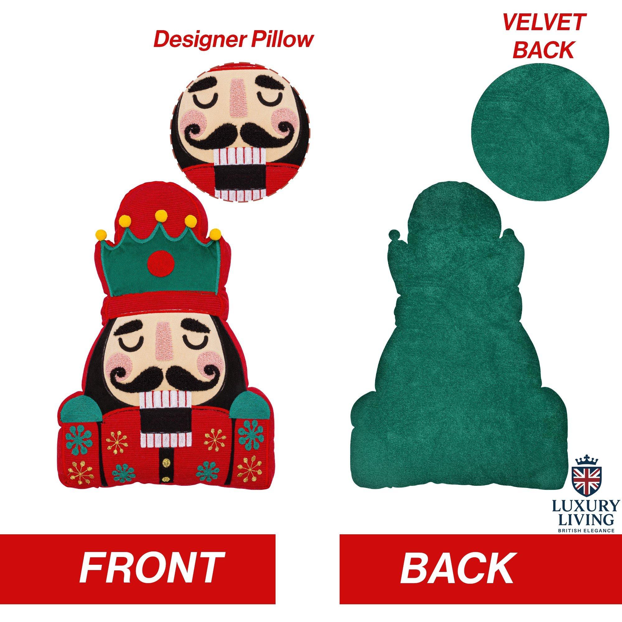 Multicolour - Alan Symonds - Novelty Nutcracker Christmas Cushion Cushion - 5