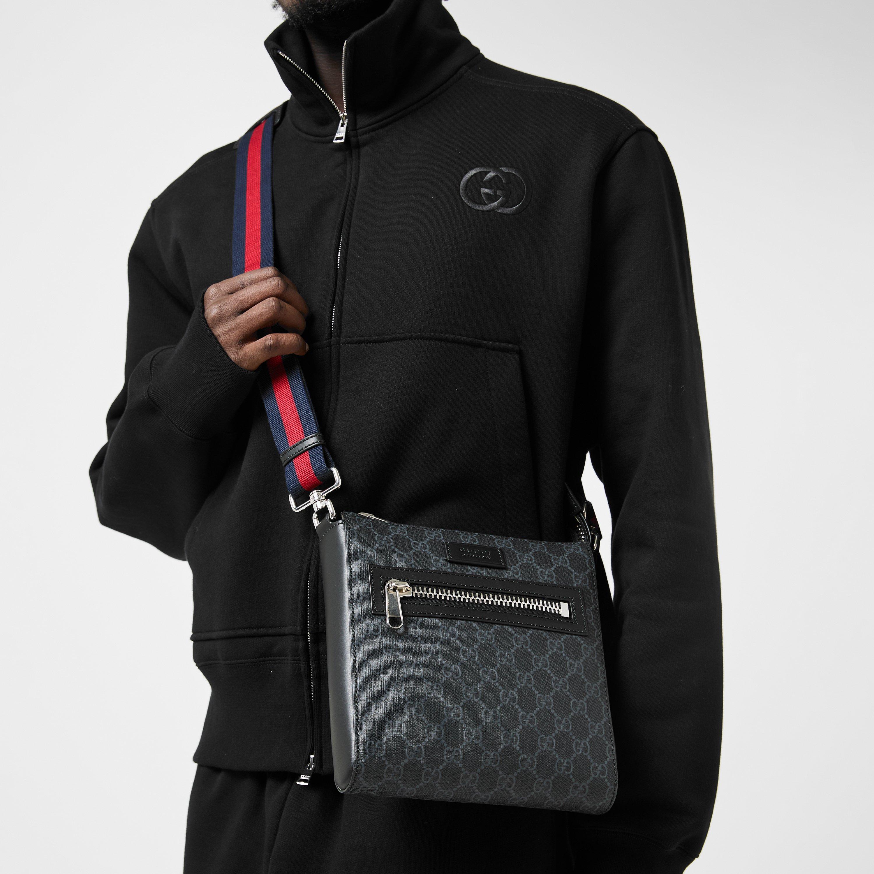GG Black - Gucci - Men's Cross Body Bag - 3