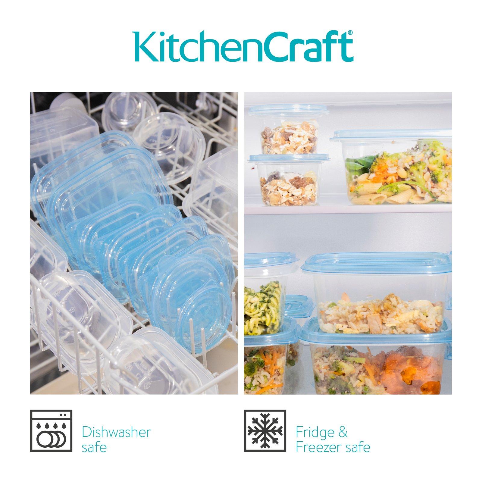 White - KitchenCraft - KitchenCraft 23-Piece Plastic Meal Prep Container - 3