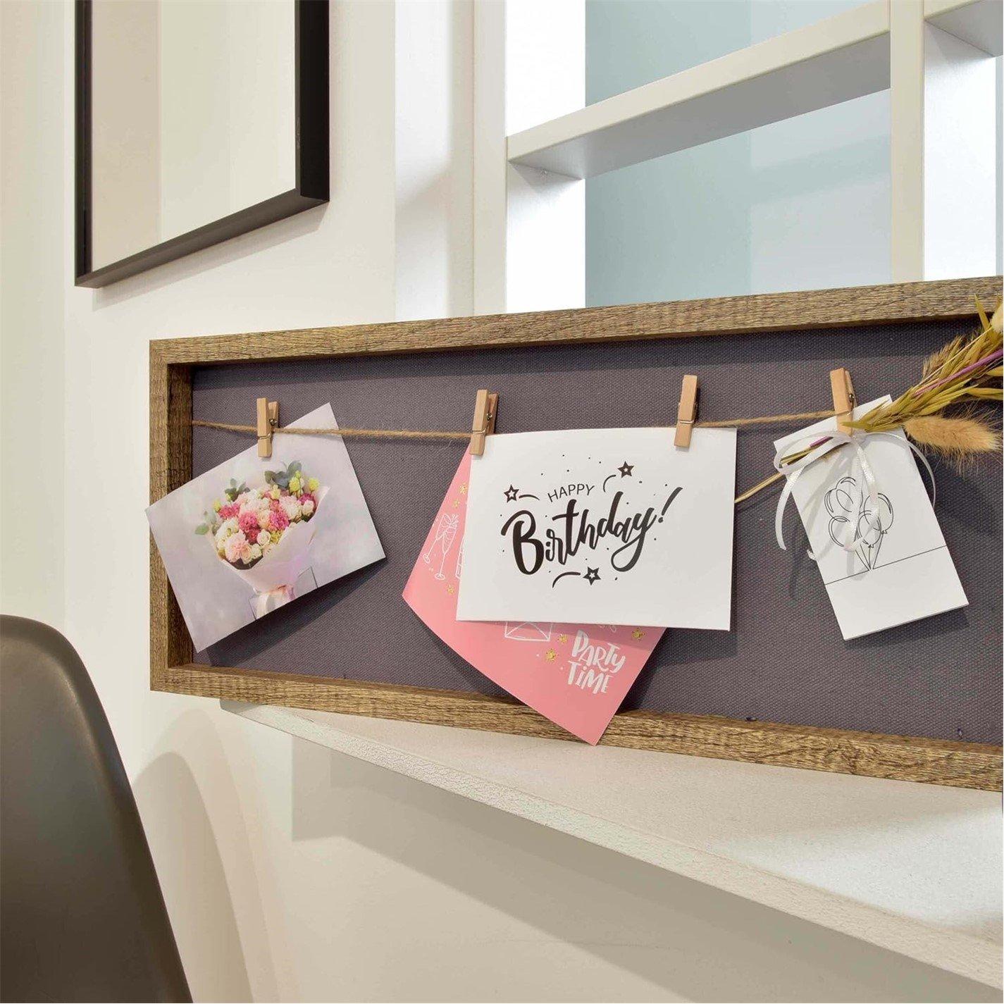 Natural - nielsen - Collage Frame with Clothesline and 4 Clips - 2