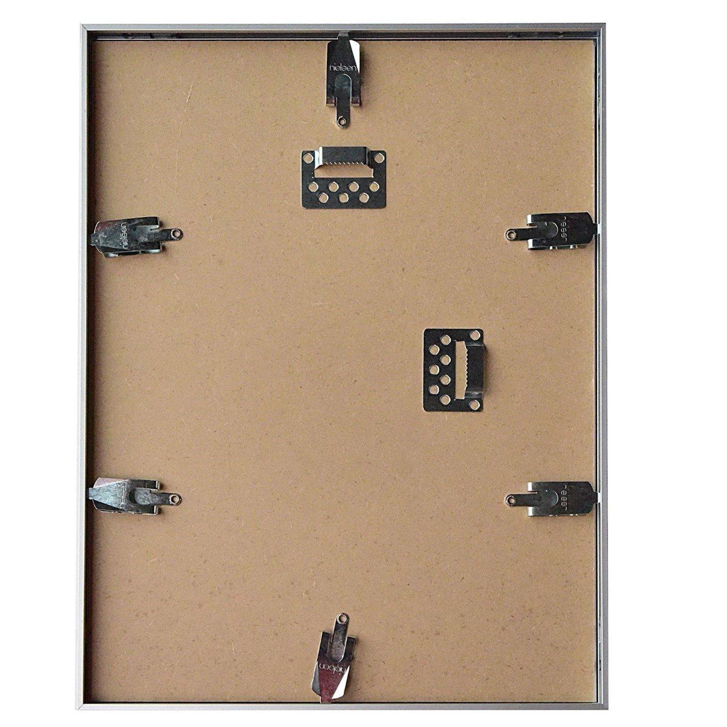 Silver - nielsen - Alpha Aluminium Picture Frame with Glass Front - 3