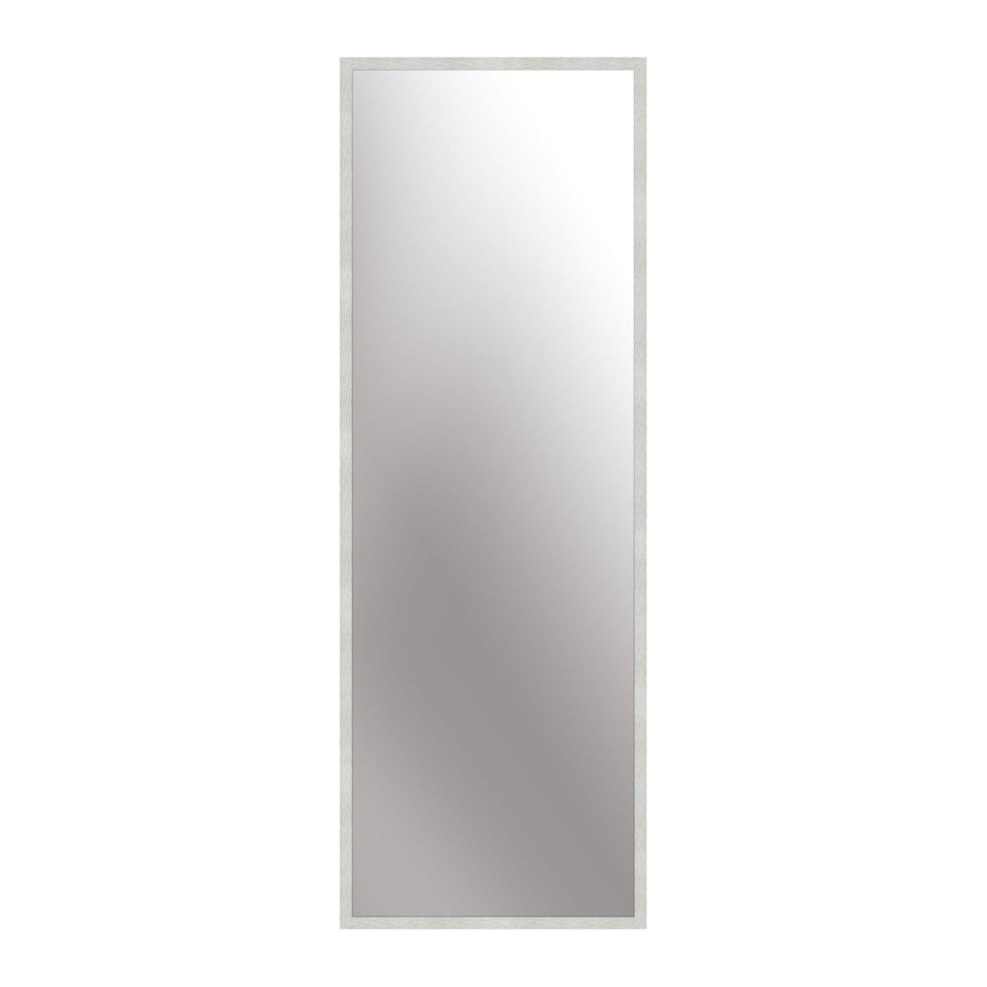 Nielsen  Star Rectangular Wall Mirror With Hanging Set - Brushed Frosted - 50 x 70cm