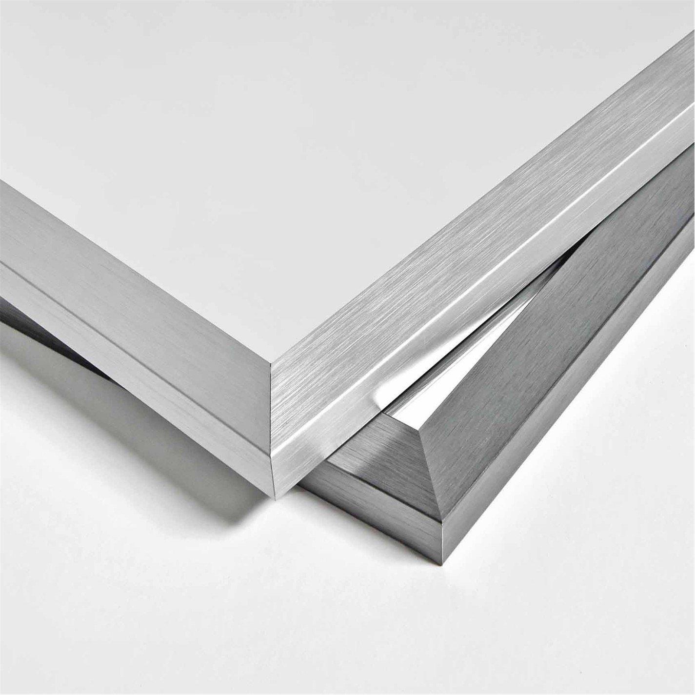 Brushed Frosted - nielsen - Star Rectangular Wall Mirror with Hanging Set - 3