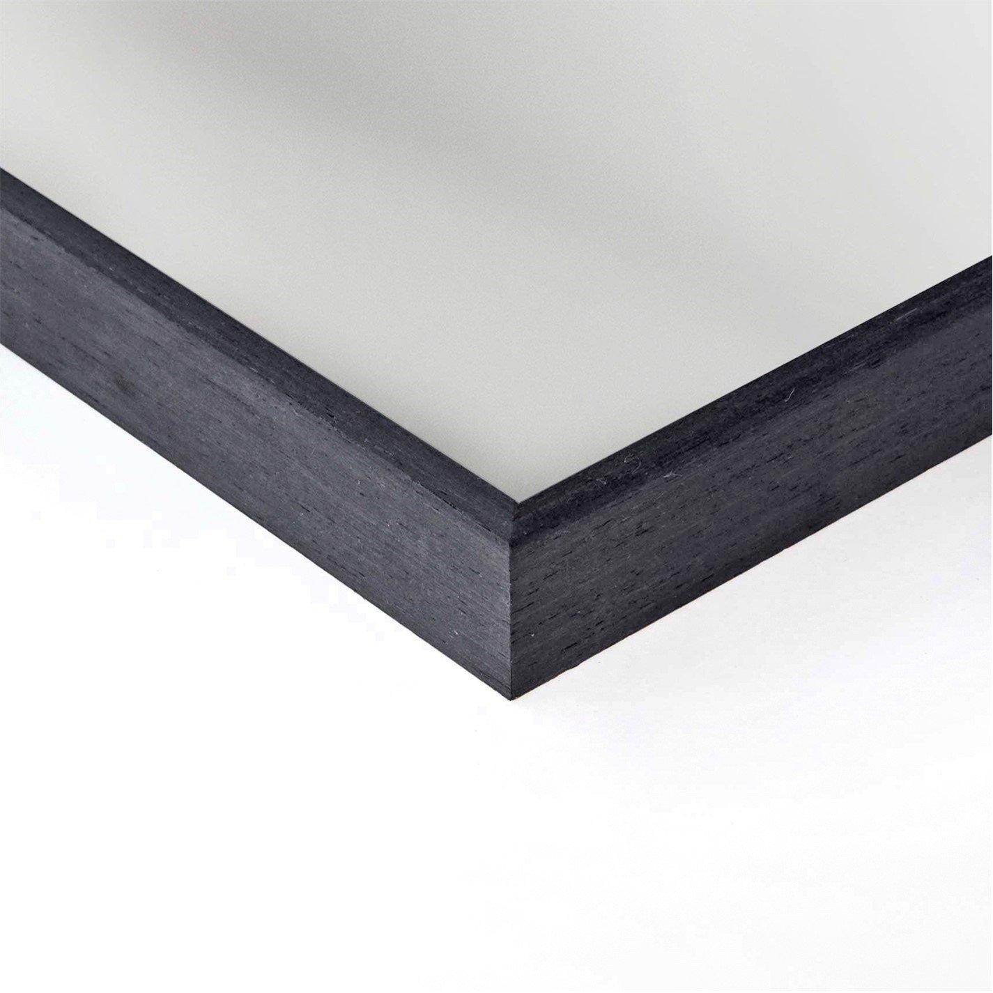 Black Oak - nielsen - Alpha Aluminium Wall Mirror with Hanging Set - 3