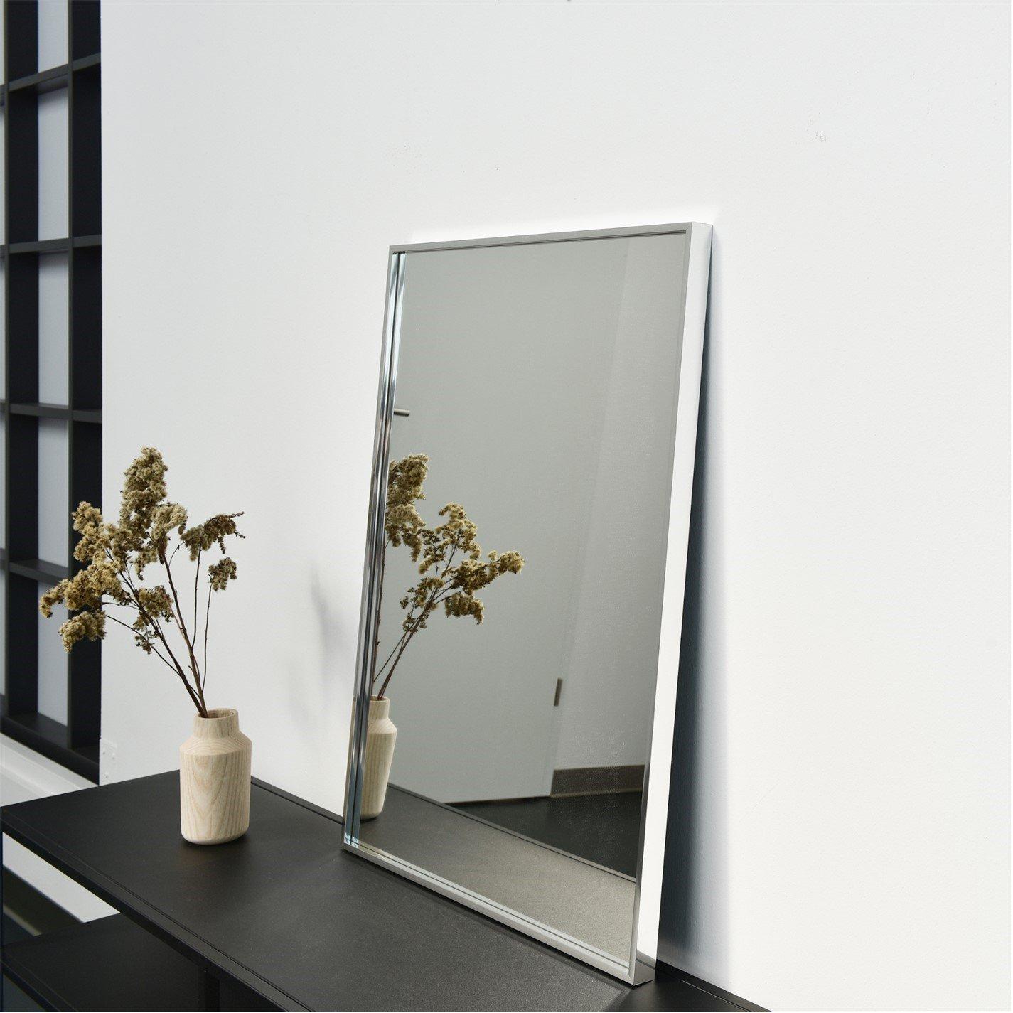 Alpha Aluminium Wall Mirror with Hanging Set