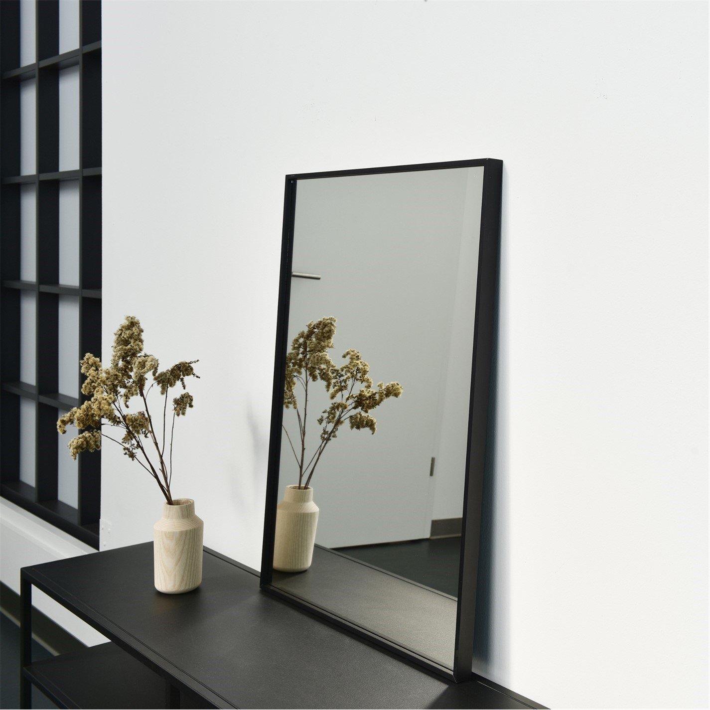 Alpha Aluminium Wall Mirror with Hanging Set
