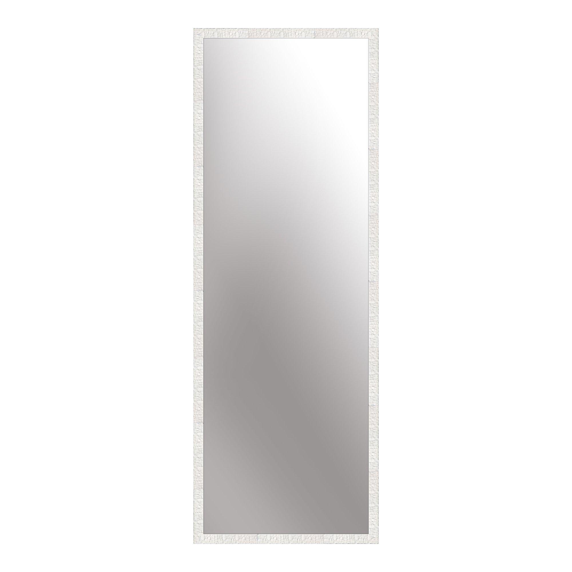 Nielsen  Florentina Mosaic Wall Mirror With Hanging Set - White - 50 x 150cm