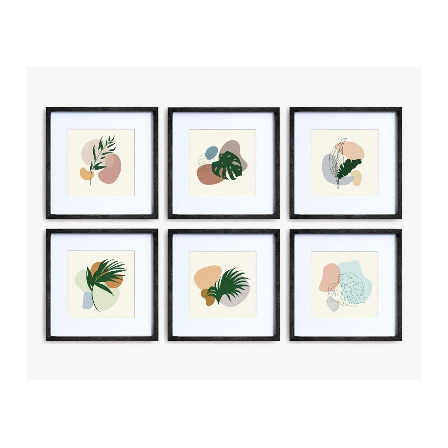 Black - nielsen - Gallery Wall Picture Frame Set 6 Piece - 1