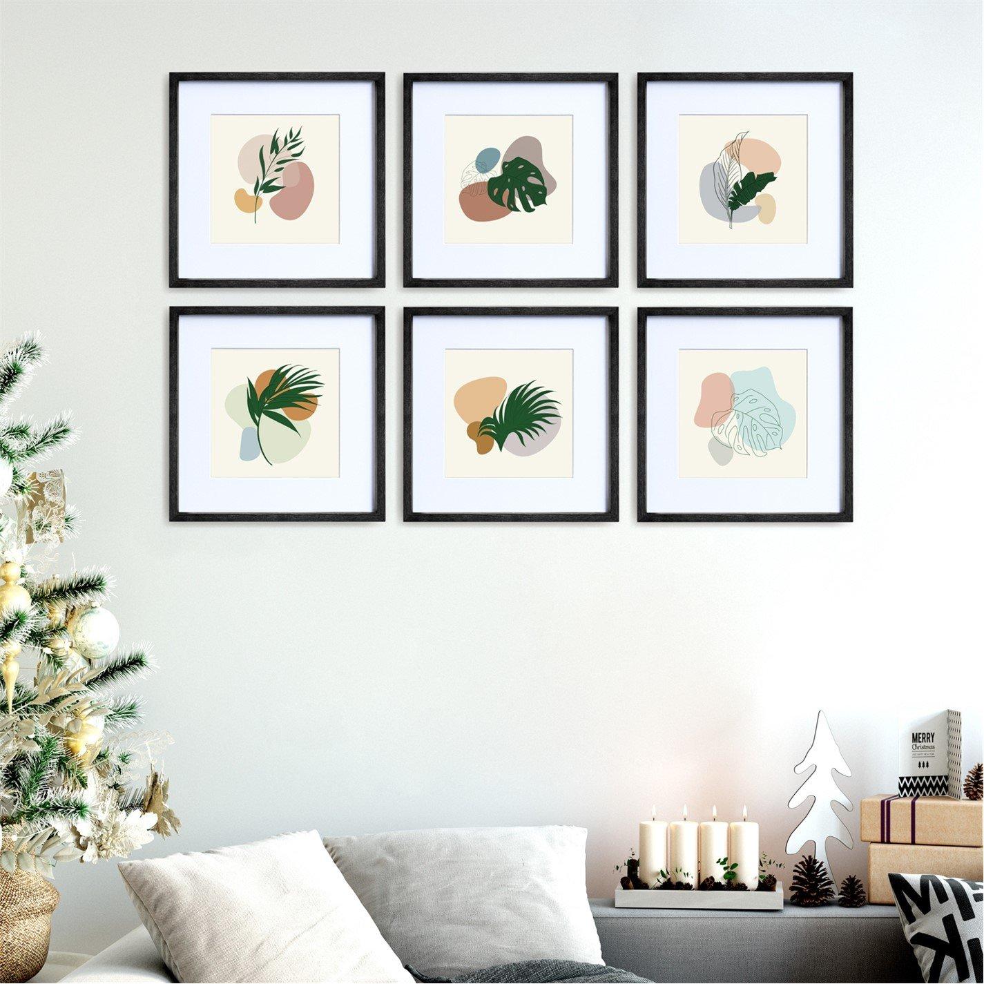 Black - nielsen - Gallery Wall Picture Frame Set 6 Piece - 2