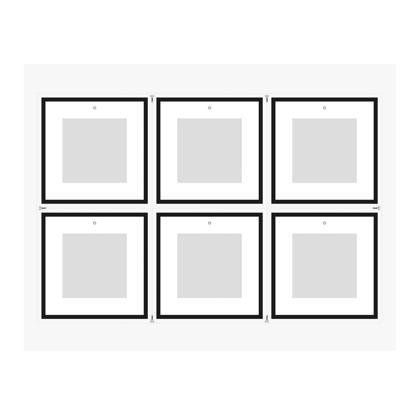 Black - nielsen - Gallery Wall Picture Frame Set 6 Piece - 5