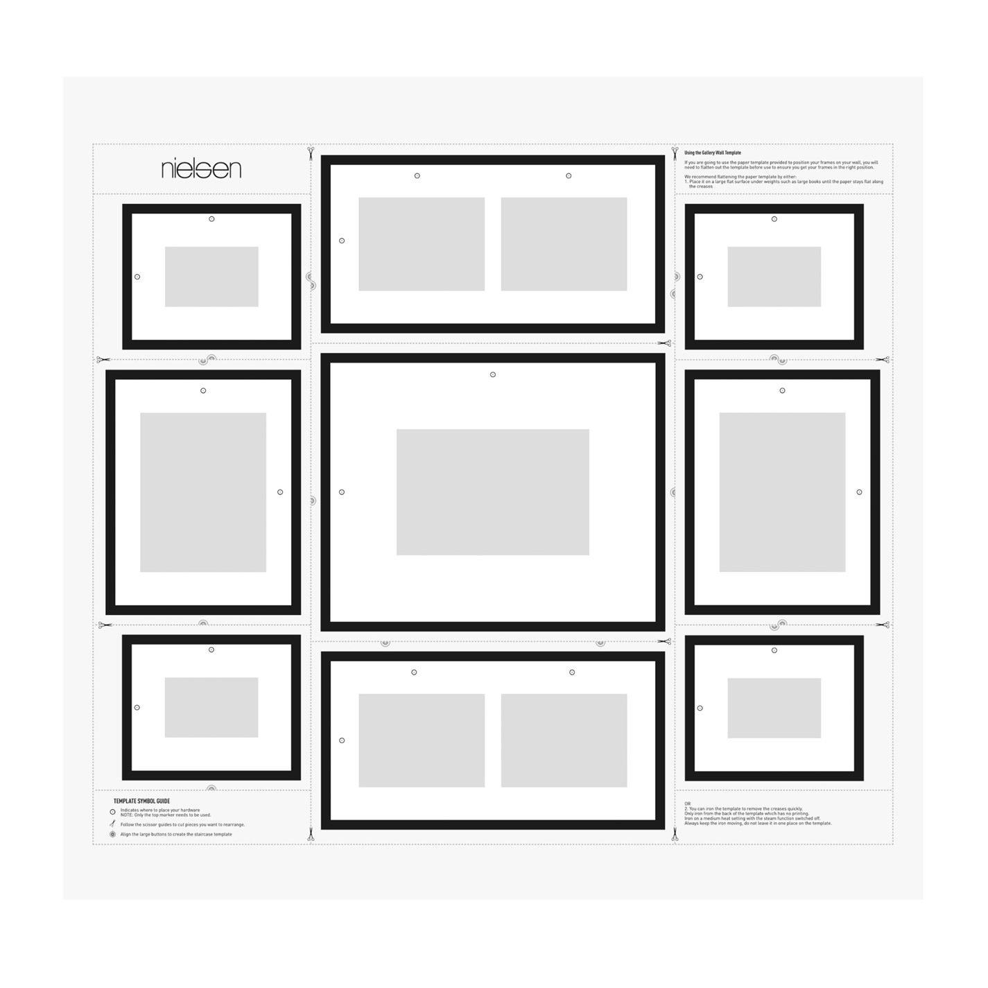 Black - nielsen - Gallery Wall Picture Frame Set for 11 Photos - 5