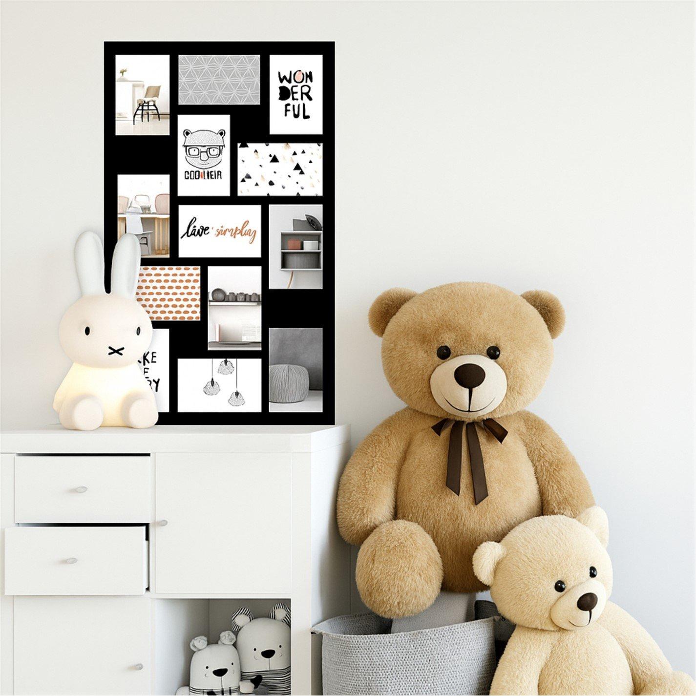 Black - nielsen - Collage Frame for 13 Photos - 2