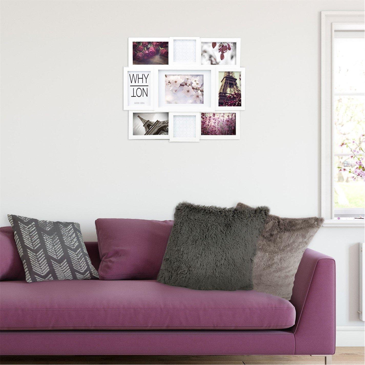 White - nielsen - Collage Frame for 9 Photos - 2