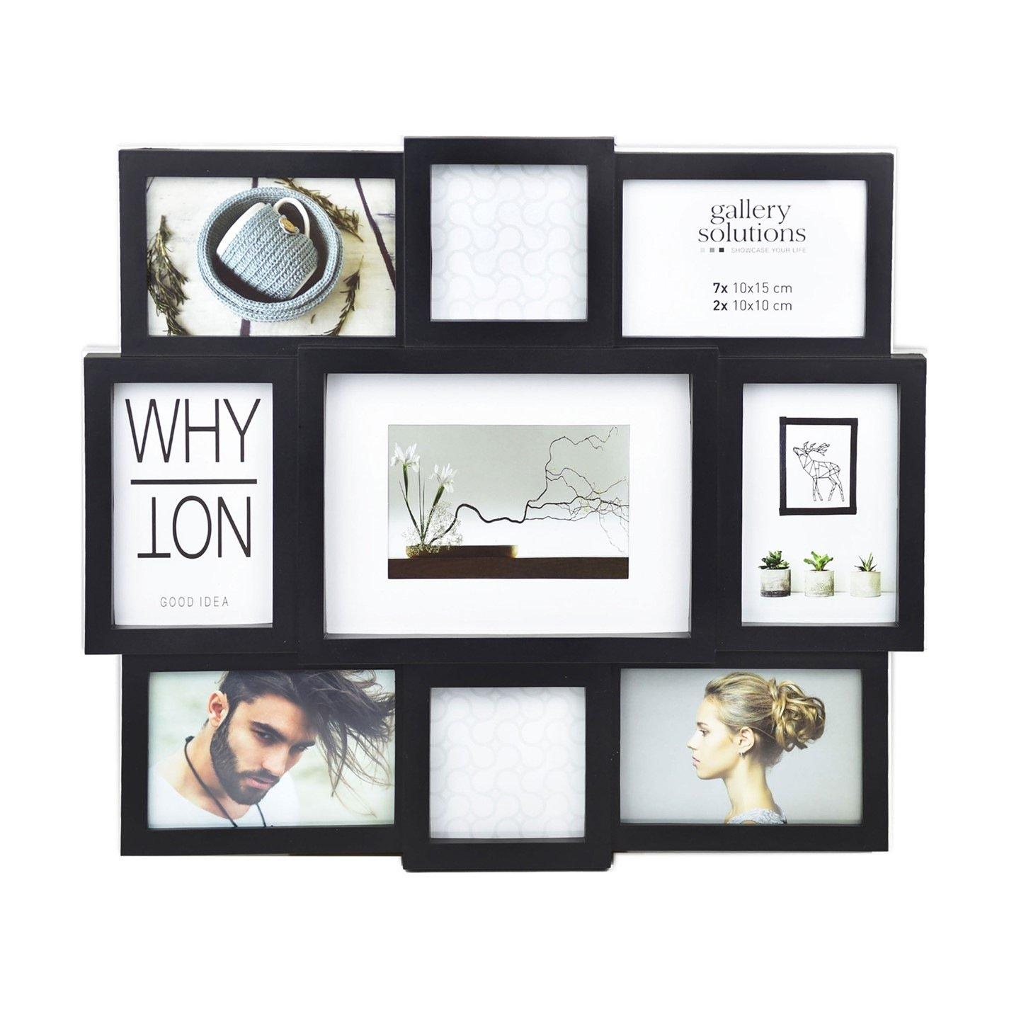 Nielsen  Collage Frame For 9 Photos - Black - 10x15cm