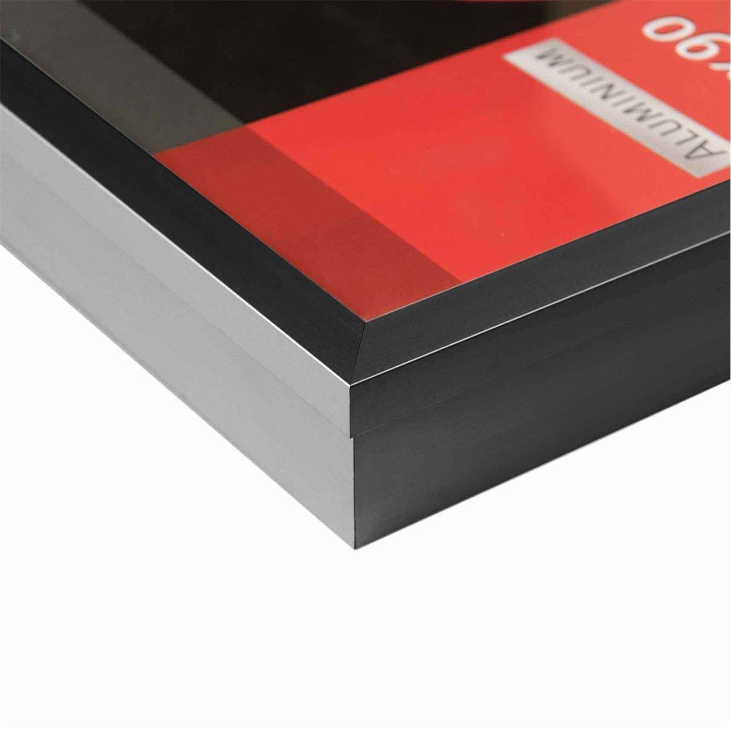 Jet Matt Black - nielsen - Framebox Football / Rugby Shirt Display Frame - 4