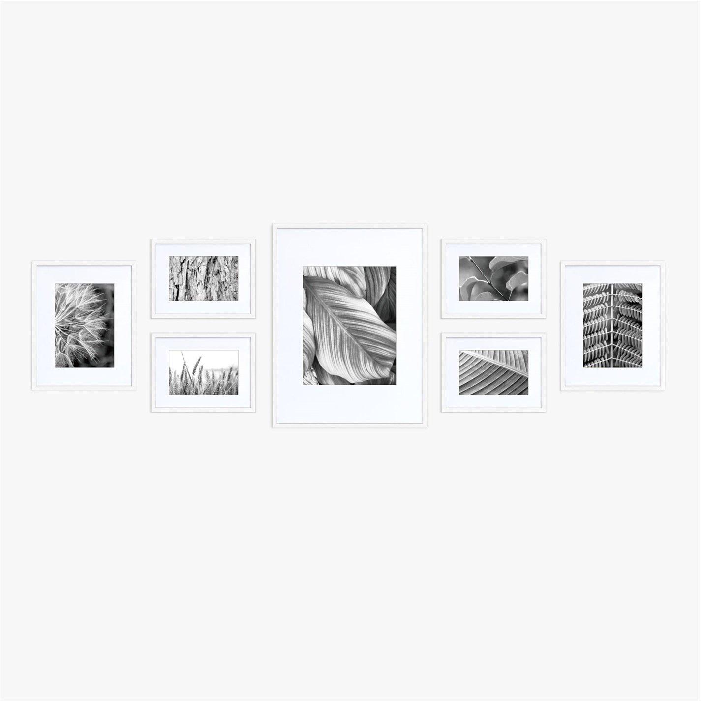 Nielsen  Gallery Wall Picture Frame Set 7 Piece - White - Mixed
