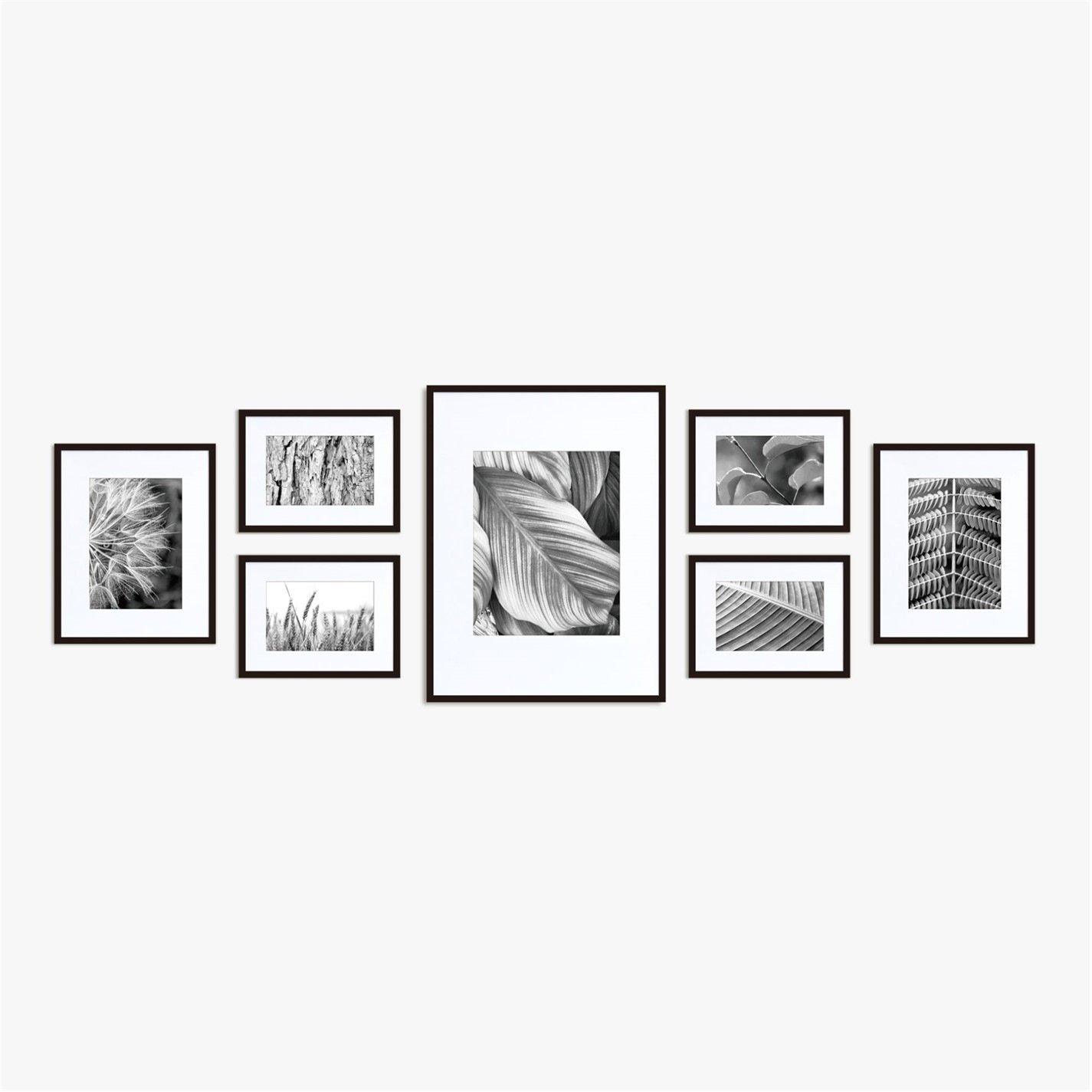 Nielsen  Gallery Wall Picture Frame Set 7 Piece - Black - Mixed